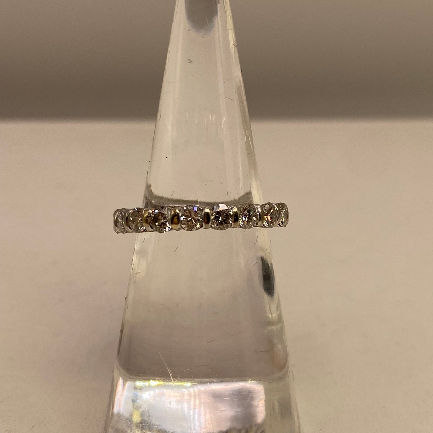 Bagues en Or Blanc avec Diamants 18K - 3.33g
