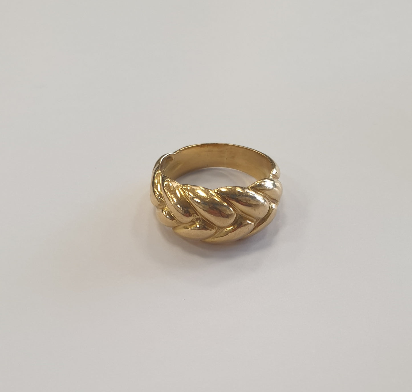Bague Fantaisie en Or Jaune 18K T.58