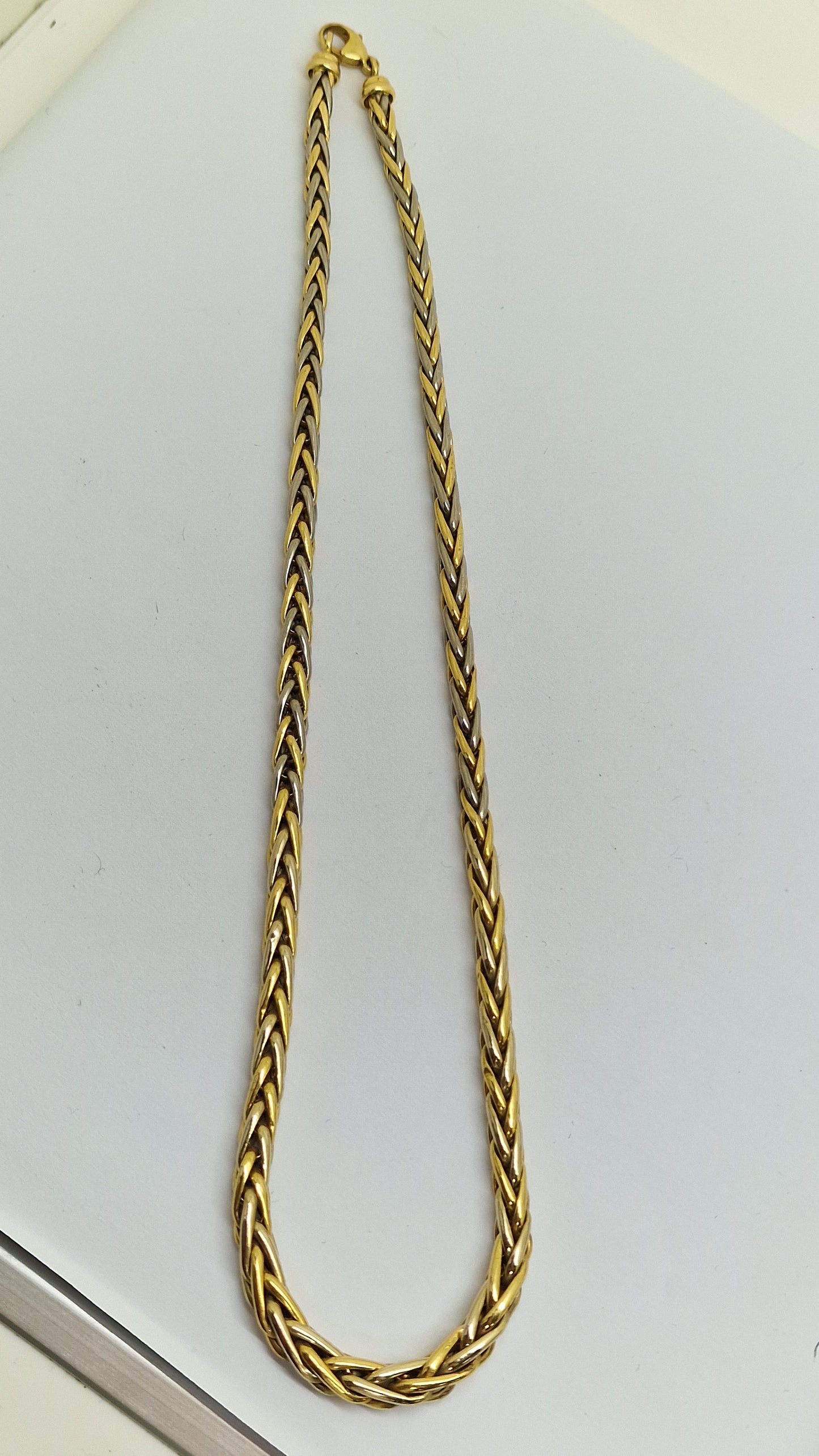 Collier Maille Palmier 2 Ors 18 K - 19,07 Grs