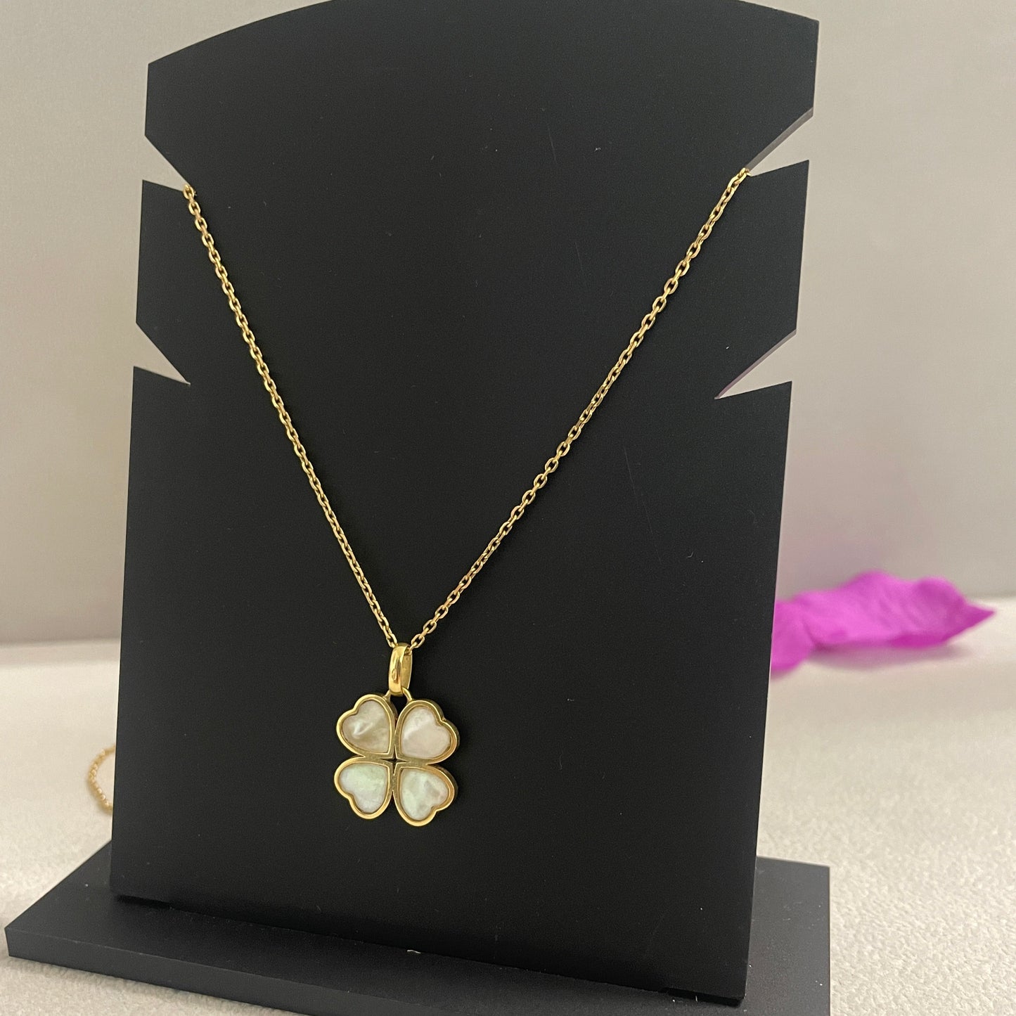 Collier Trèfle Or Jaune 18K 6.18 Grs