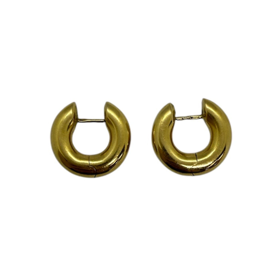 Créoles en Or jaune 18K 6mm