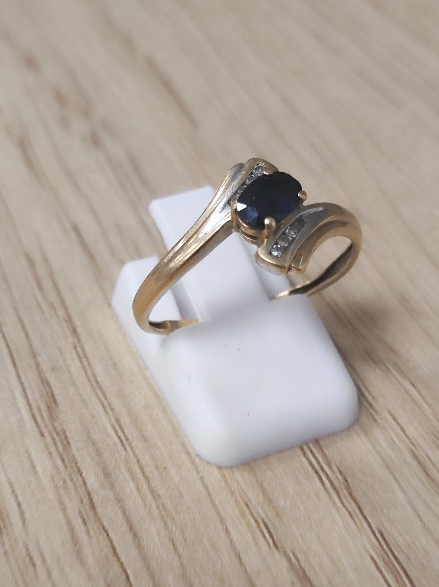Bague en Or Jaune 18K avec Diamants 1.77 Grs