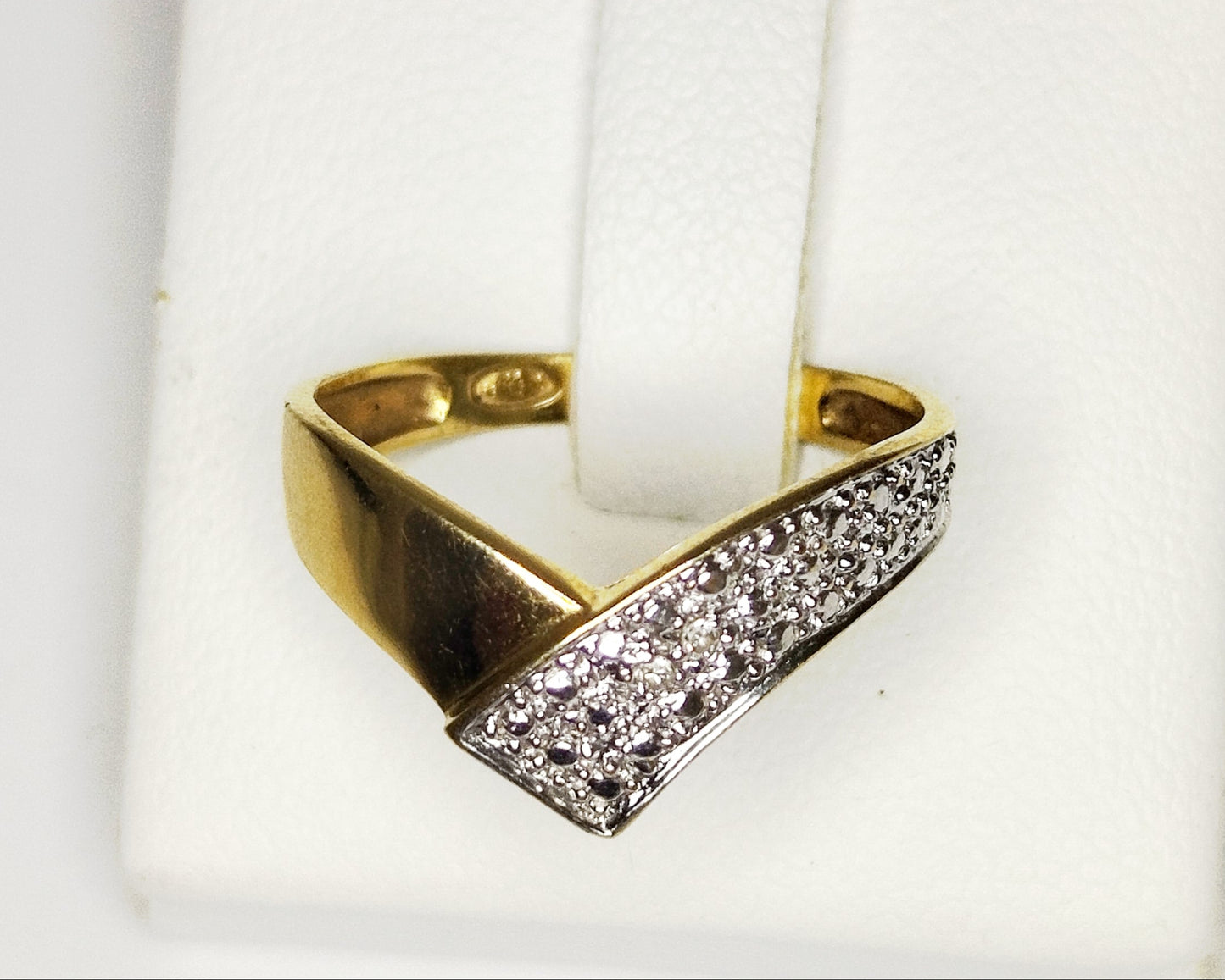 Bague en or jaune 18K Taille-50