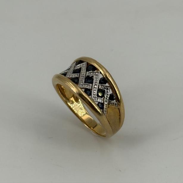 Bague Or Jaune 18K Taille-54