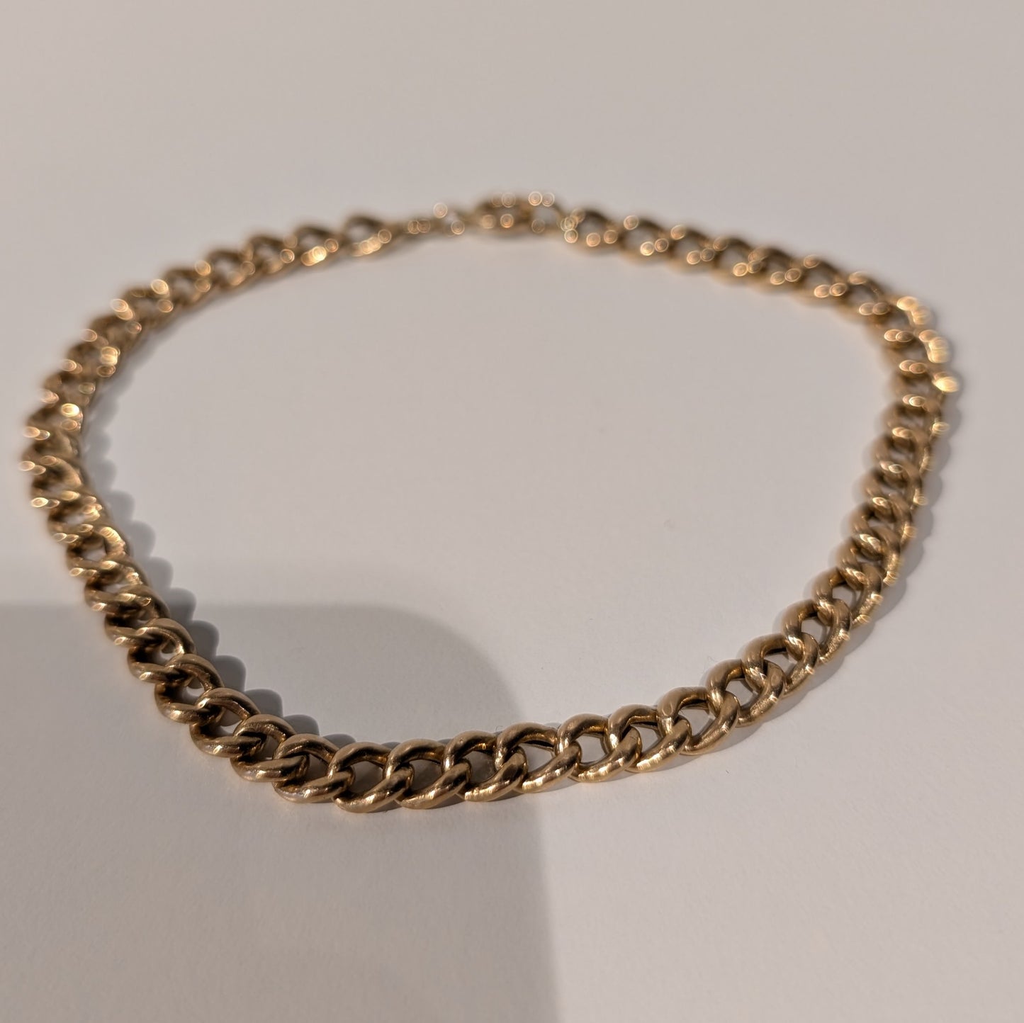 Bracelet Gourmette en Or Jaune 18K