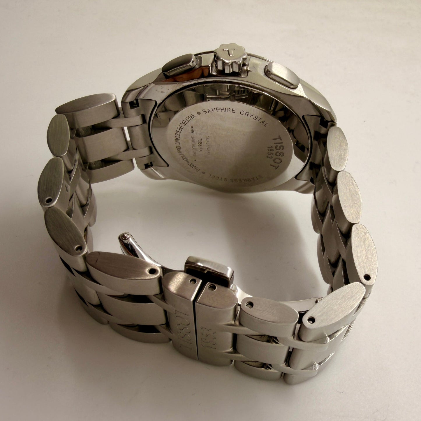 Montre Tissot Couturier Quartz Chronographe en Acier 41mm