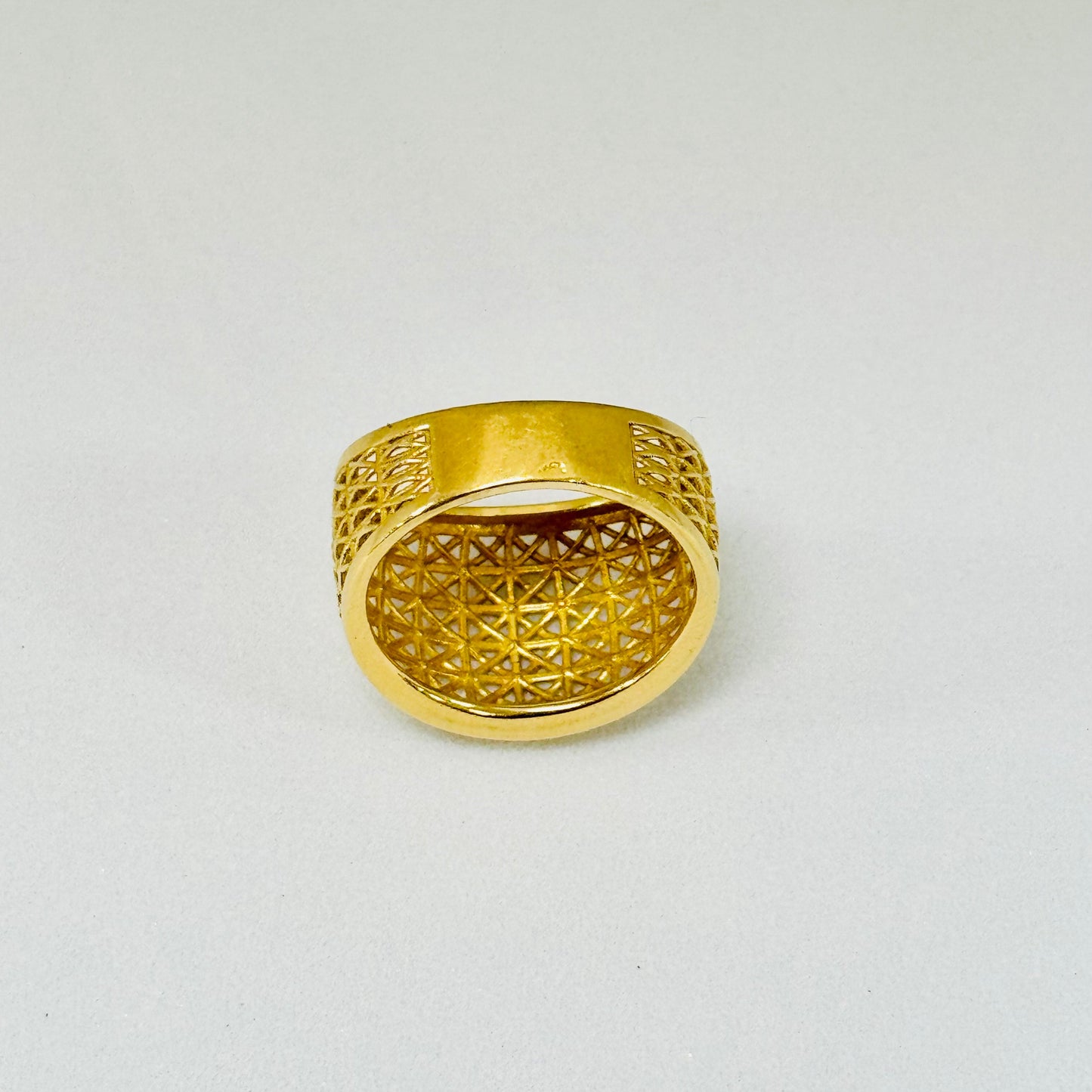 Bague Chevalière Or Jaune 18K Taille-54