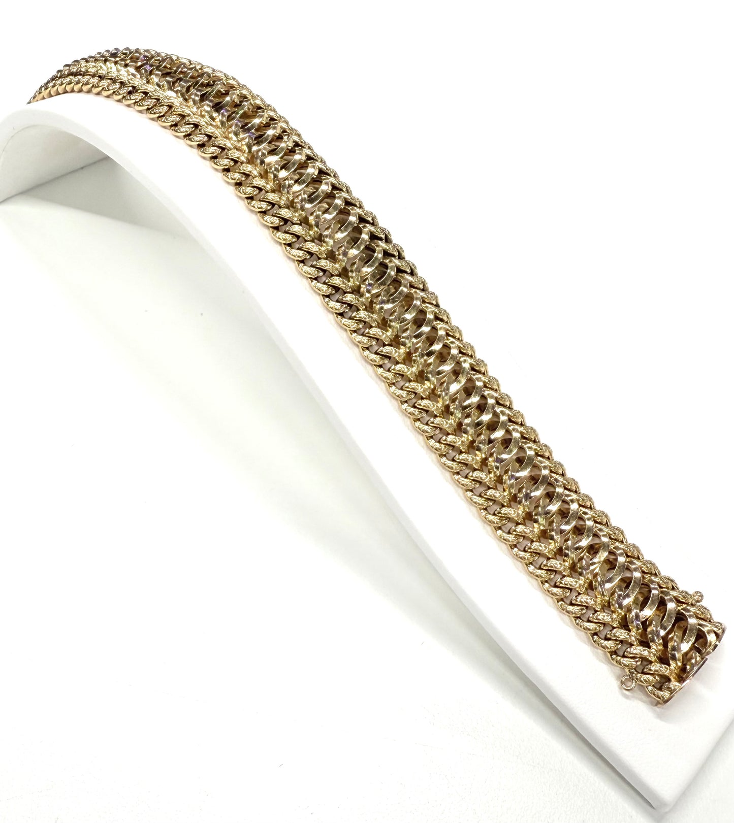 Bracelet Or Jaune Maille Américaine 750/1000 (18k) - Très Bon Etat