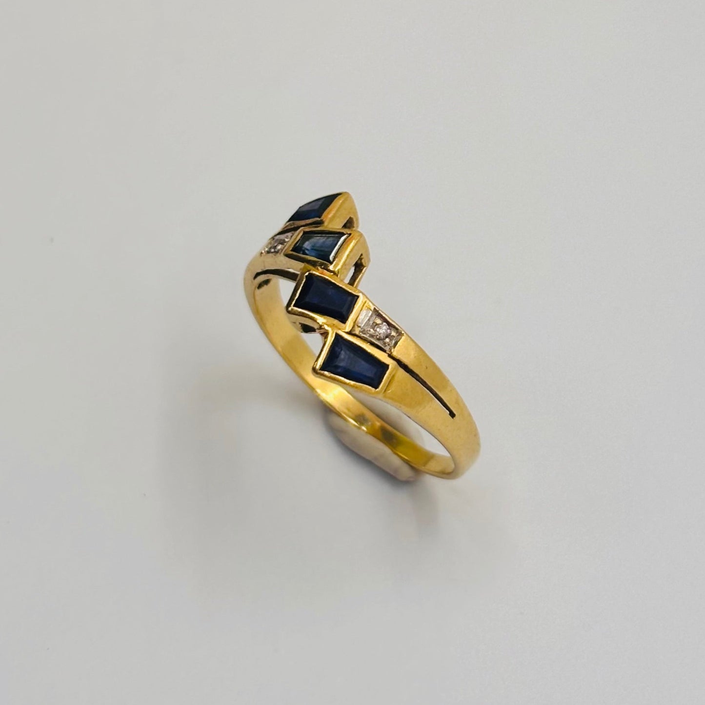 Bague en Or Jaune 18K Taille-54