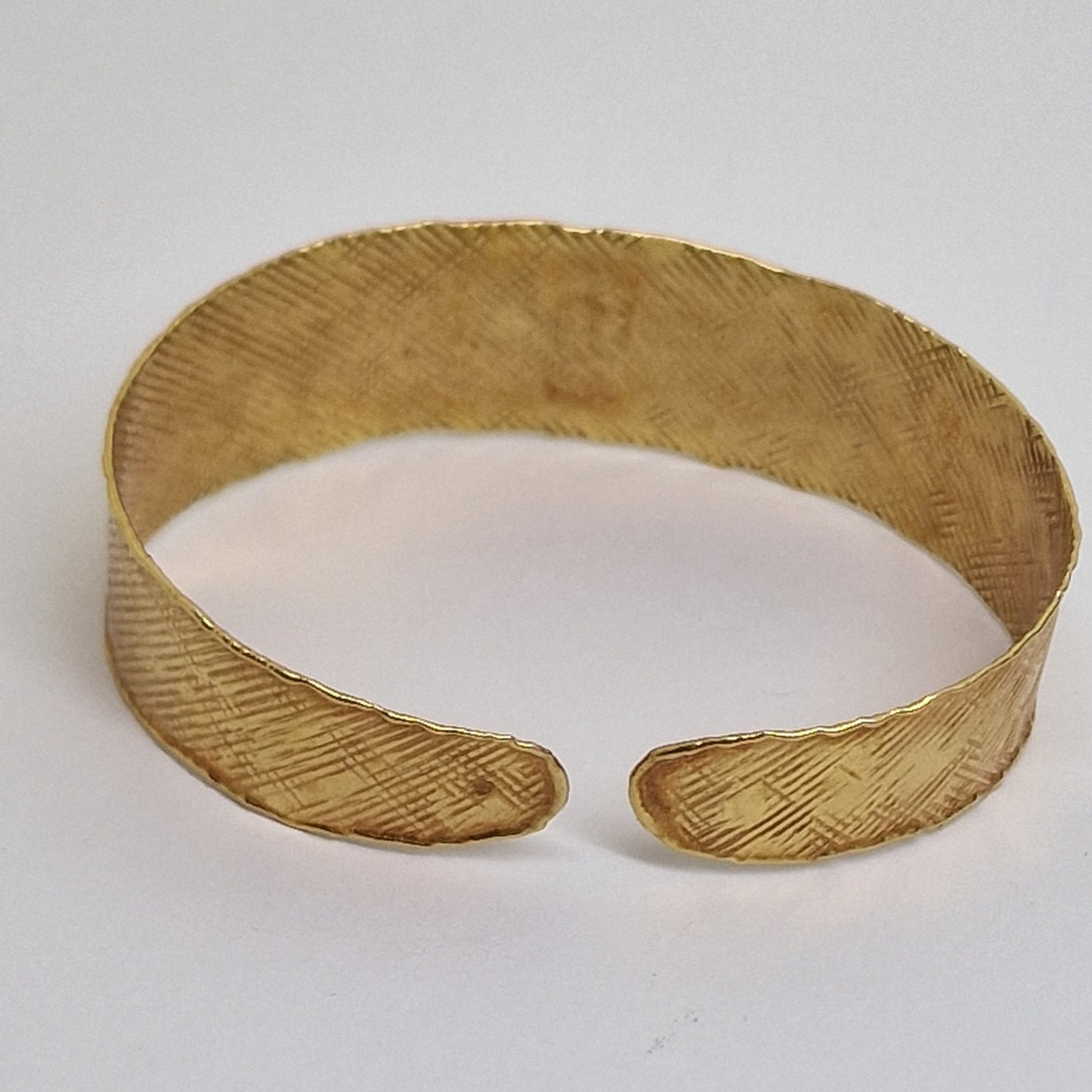 Bracelet Manchette en Or Jaune 18K 12.46 Grs