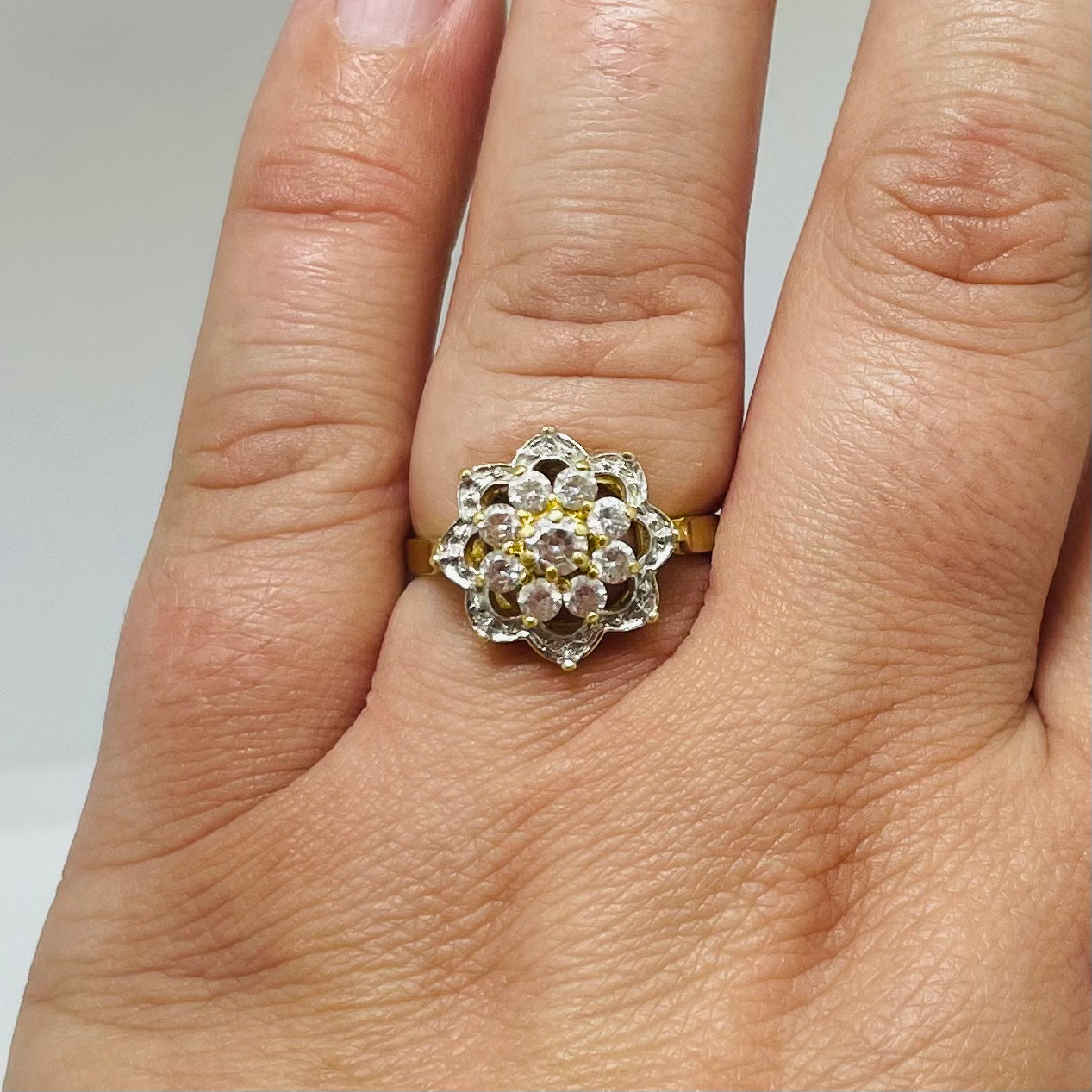 Bague Chou en Or Jaune 18k Taille-56