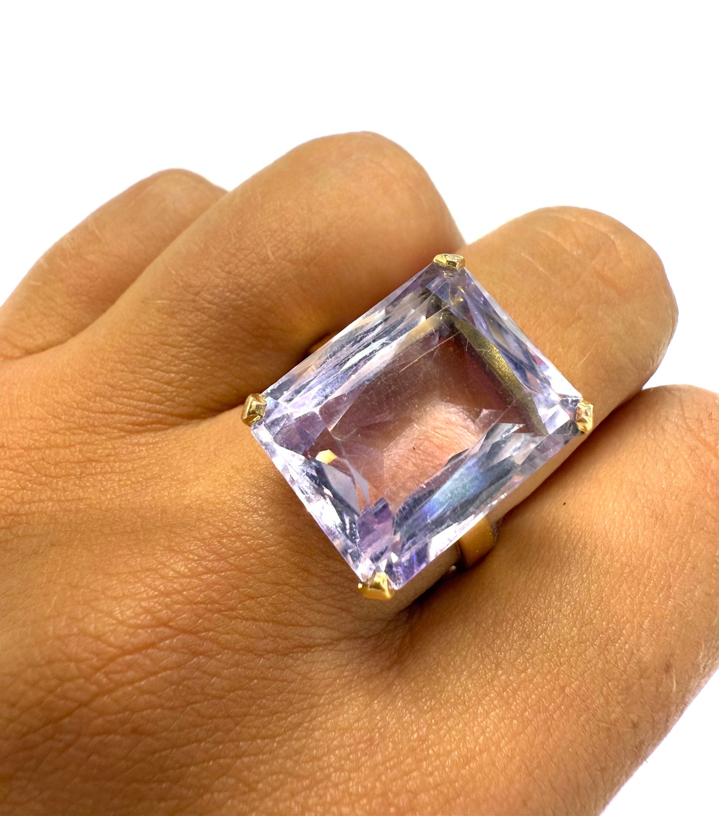 Bague Or Jaune 18k Taille-62