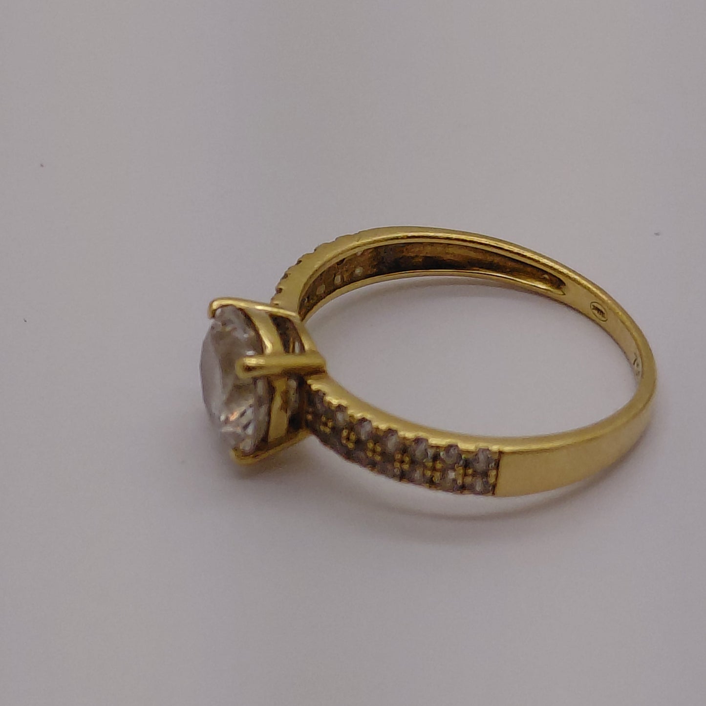 Bague en or jaune 18K Taille-51