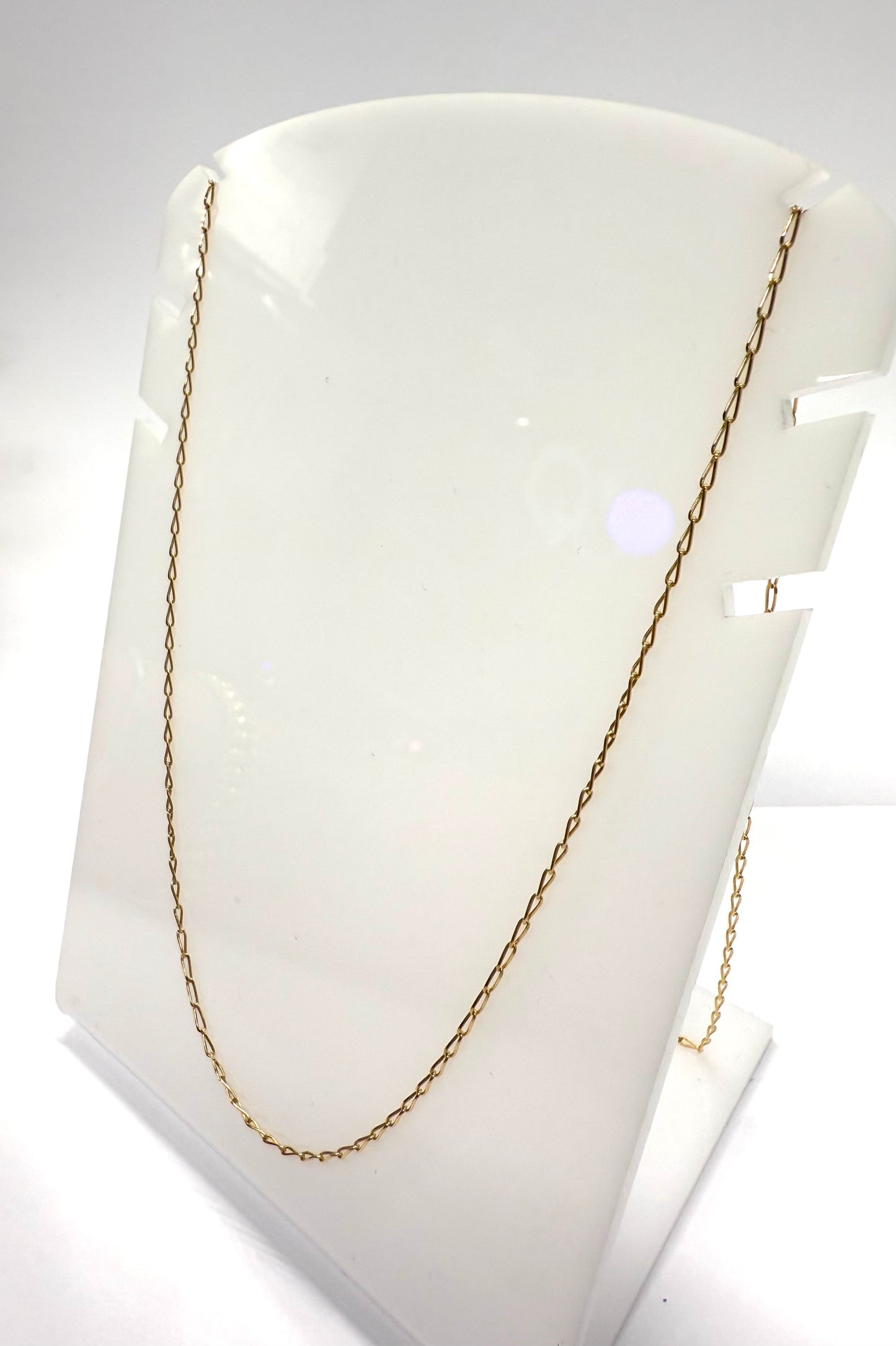 Collier maille cheval Or jaune 18k Lg60cm