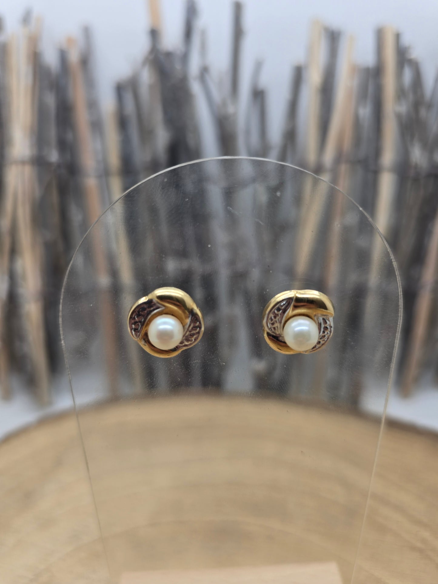Boucles d'oreilles en Or Jaune 18K 2.27 Grs