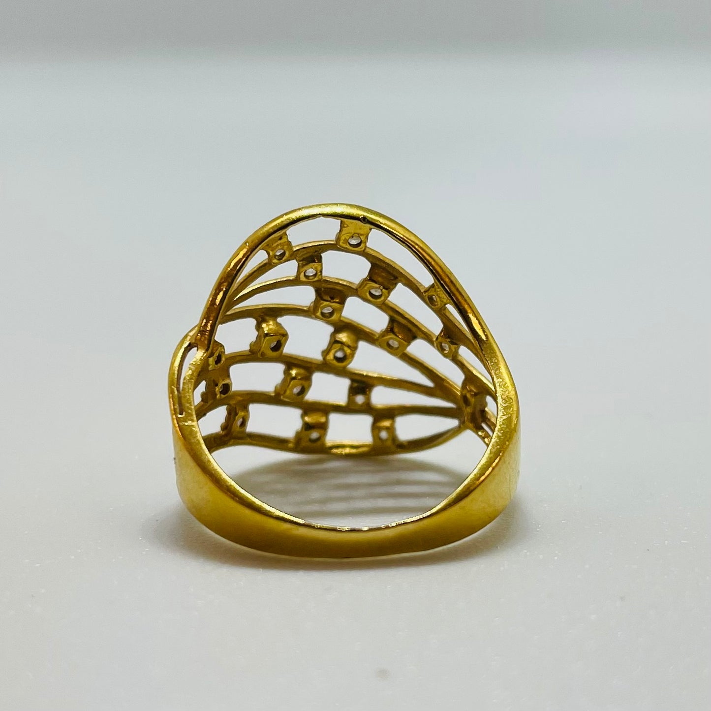 Bague en or jaune 18K Taille-54