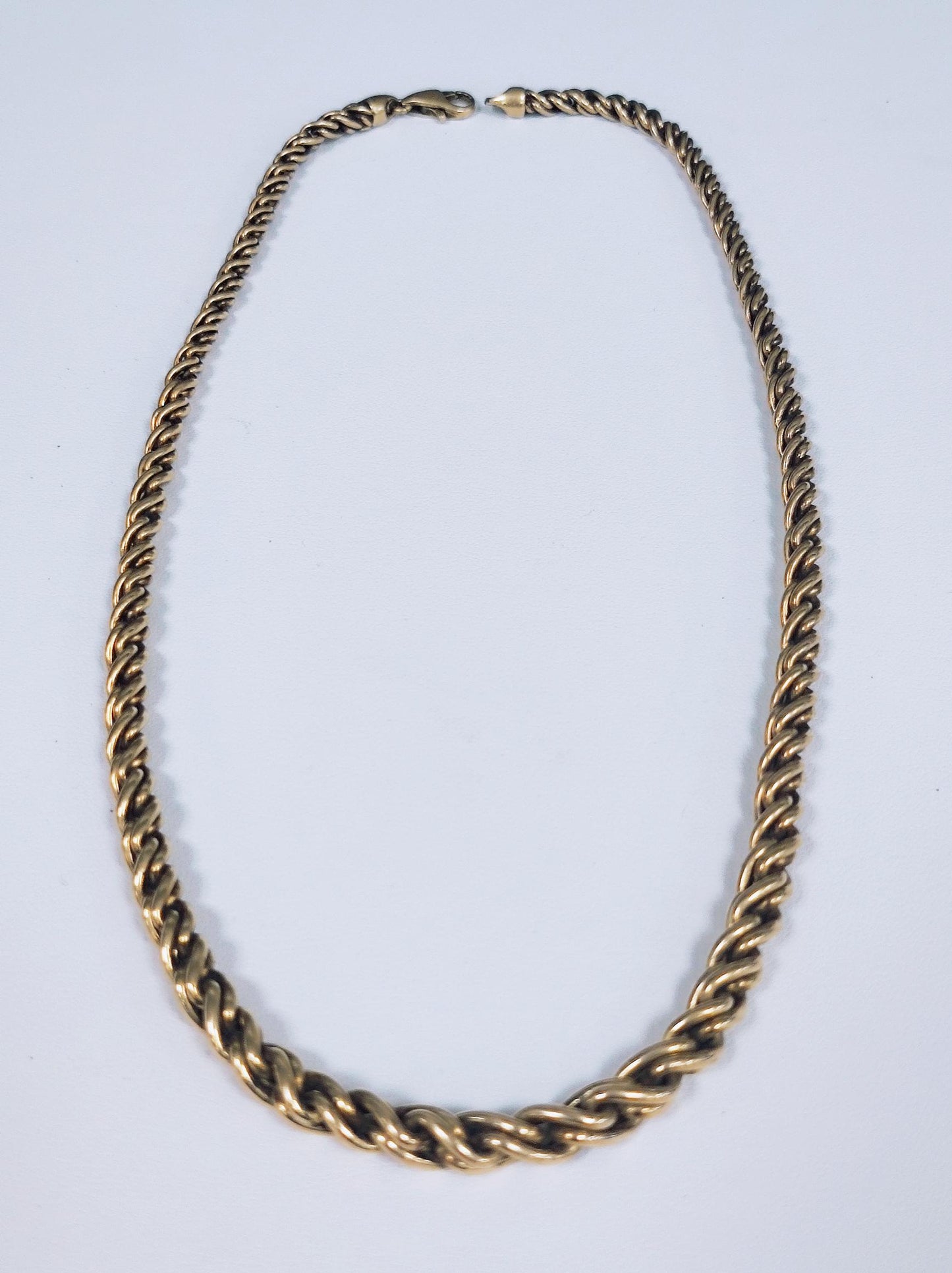 Collier Princesse en Or Jaune 18K Torsadé 44,5cm