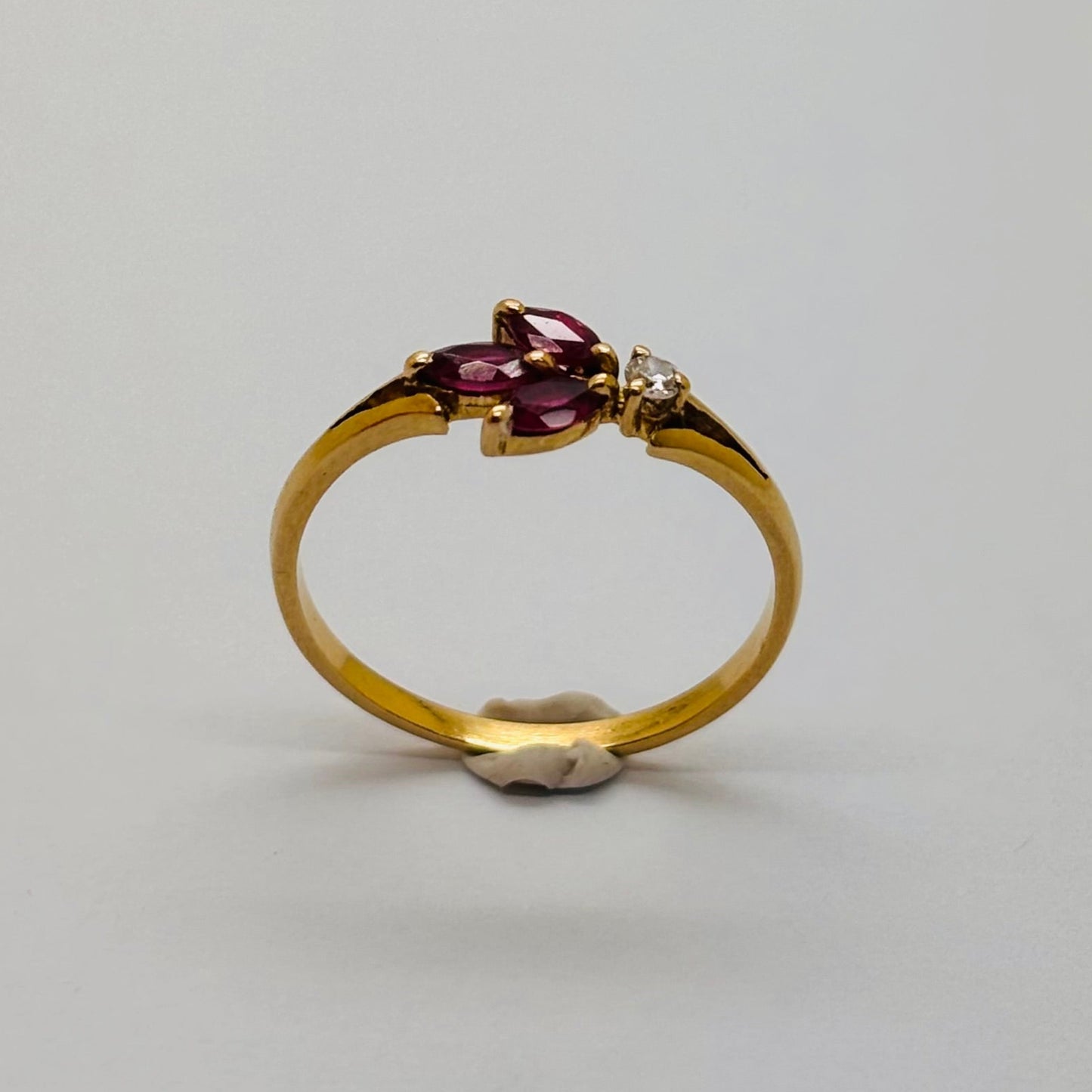 Bague en or jaune 18K Taille-53
