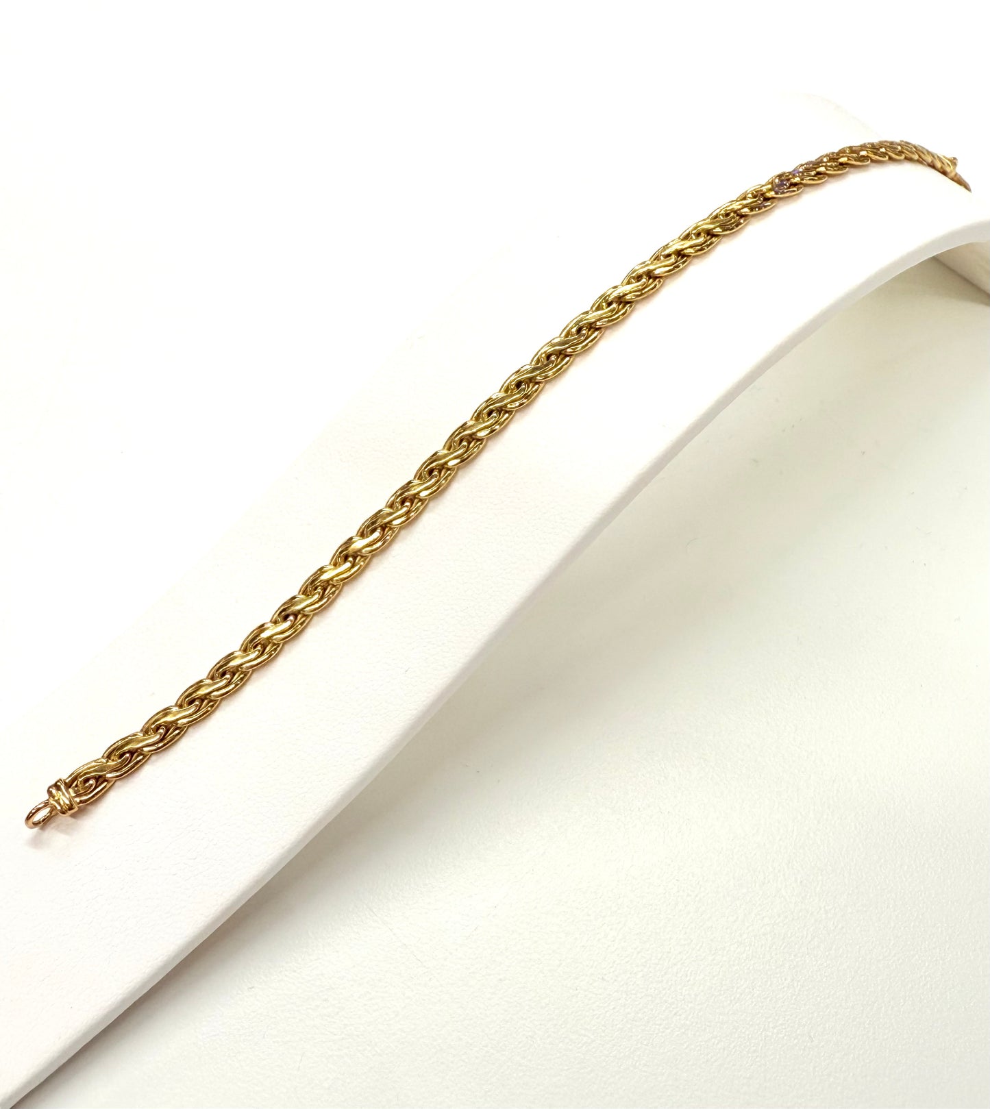 Bracelet Maille Or Jaune 18K 5.96 Grs
