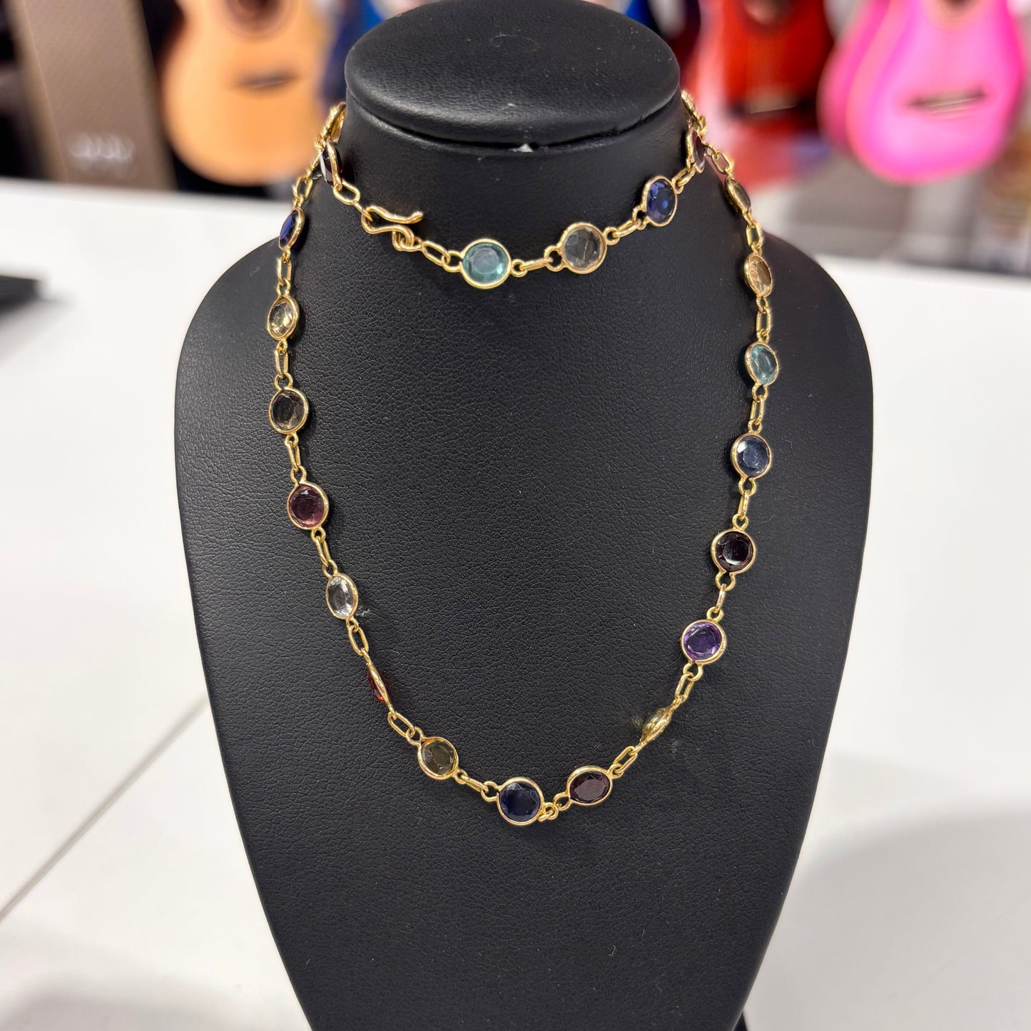 Collier Sautoir Or Jaune 18K 8 Grs