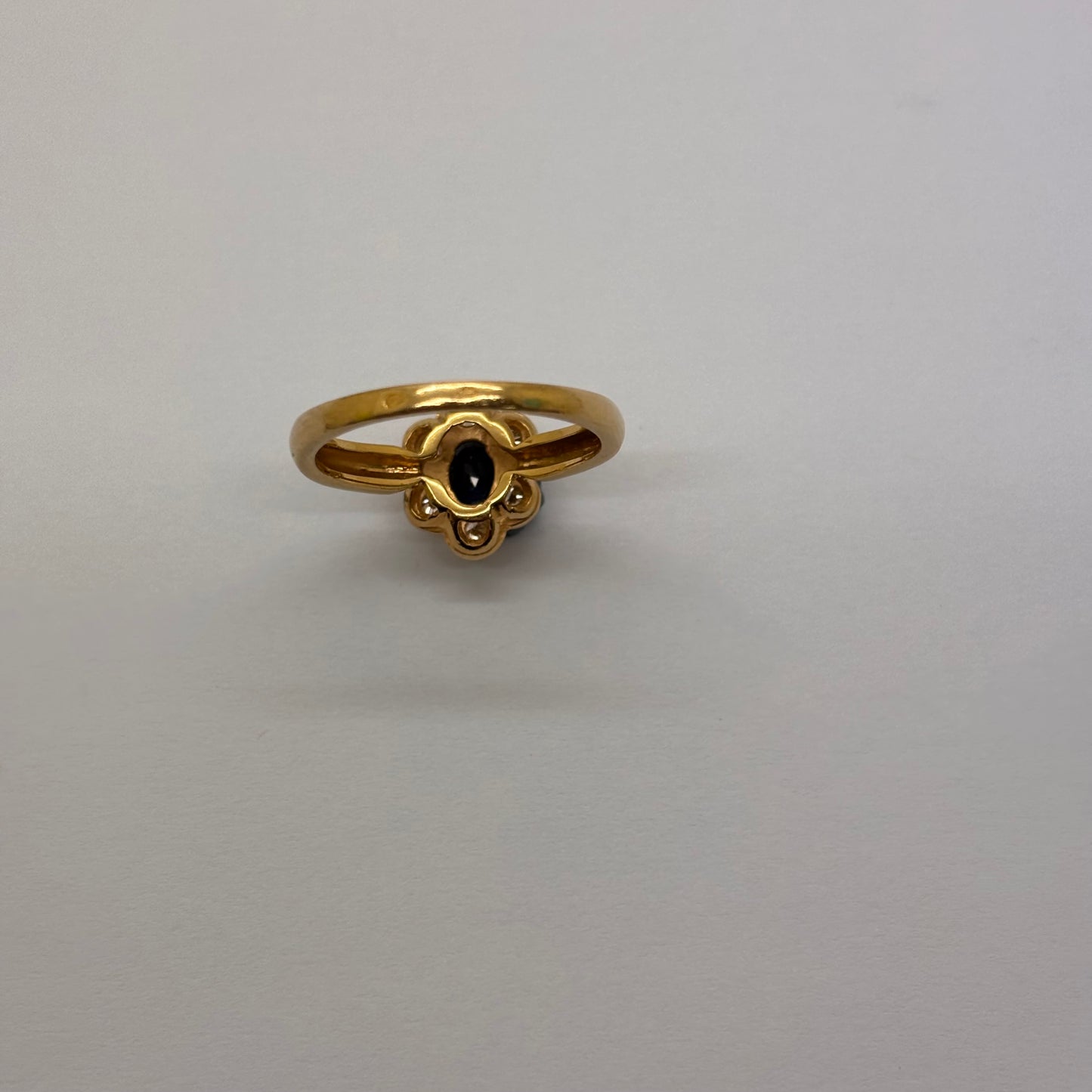 Bague Marguerite en or jaune 18K Taille-53