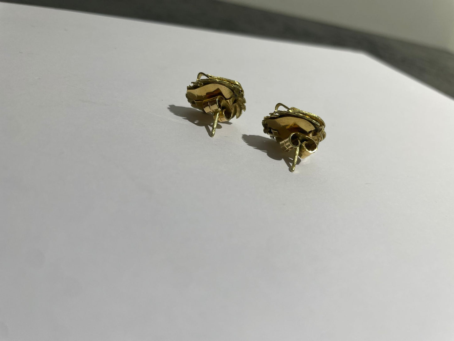 Boucles d'oreilles en or jaune 18K 8.20 Grs