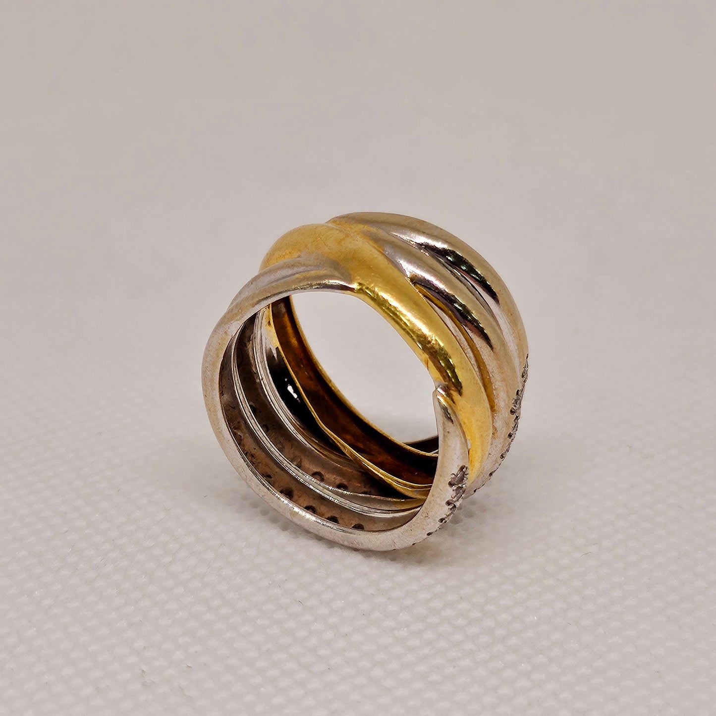 Bague en Or 18K et diamants T.55