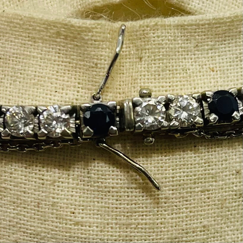 Bracelet Maillon en Or Gris 18K 20.16 Grs