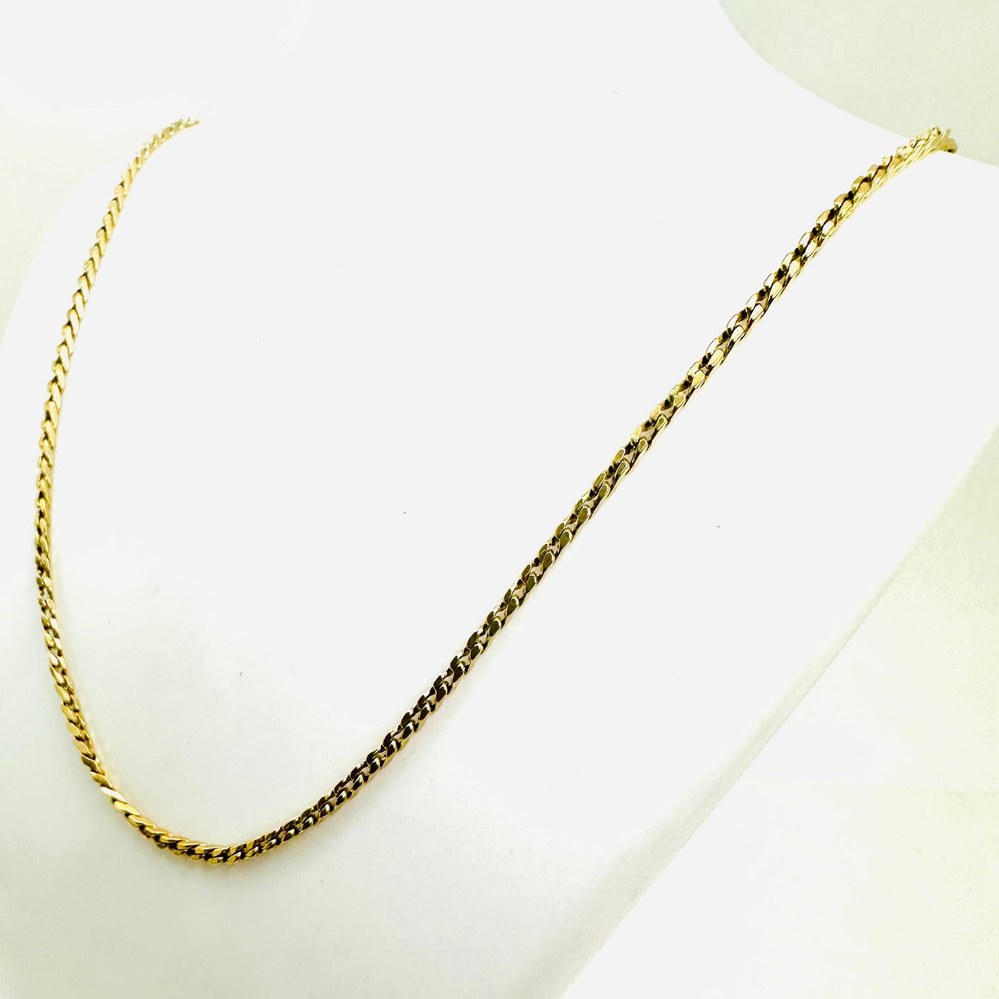 Chaîne or maille gourmette