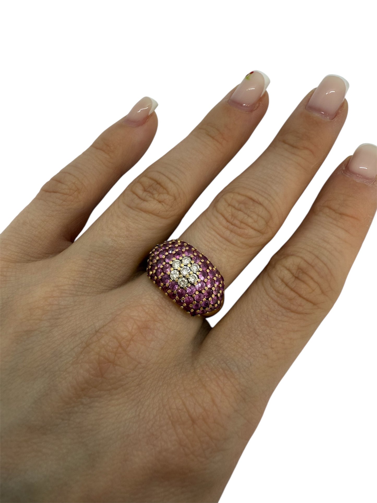 Bague en Or Jaune avec Oxyde de Zirconium