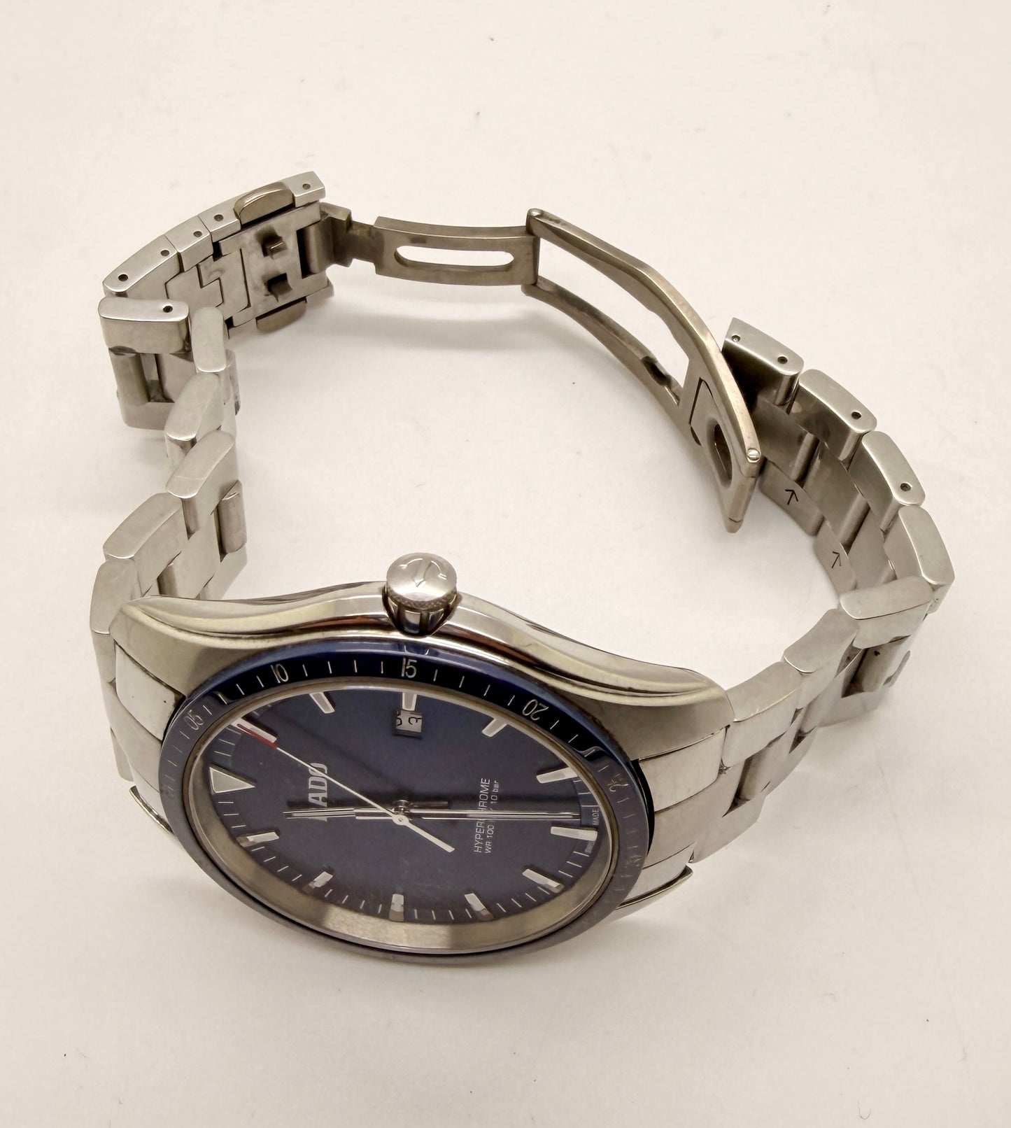 Montre Rado HyperChrome Quartz Acier Bleu 45mm
