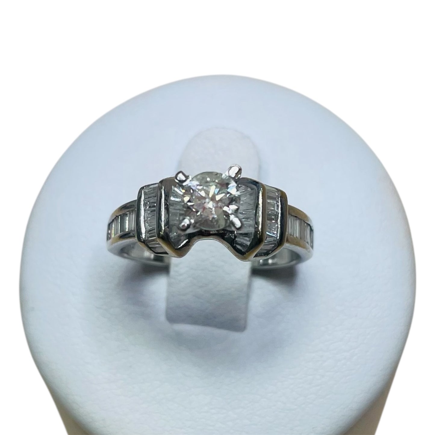 Bague en Or Blanc 18K Taille-51