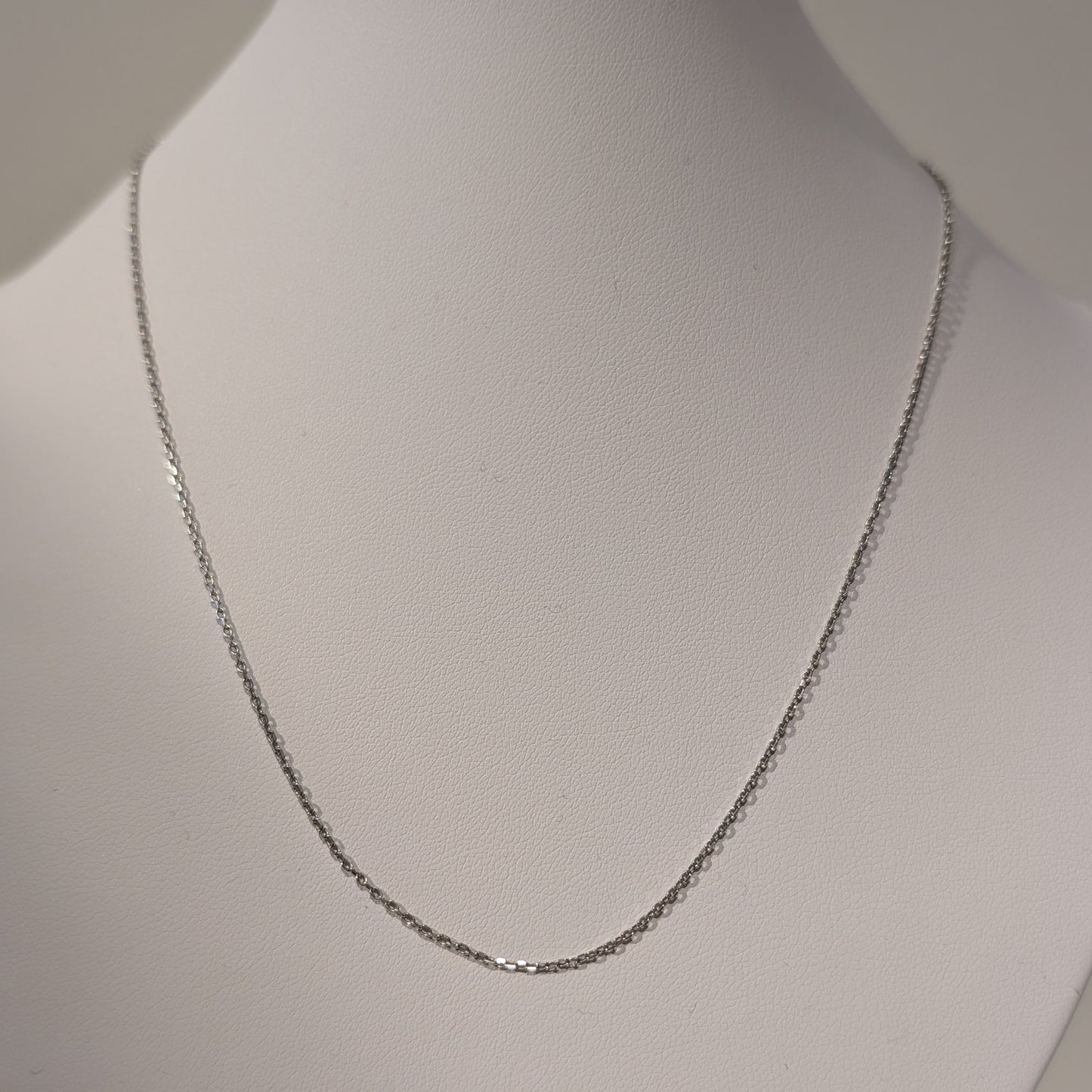 Collier Princesse en Or Blanc 18K 1.94 Grs