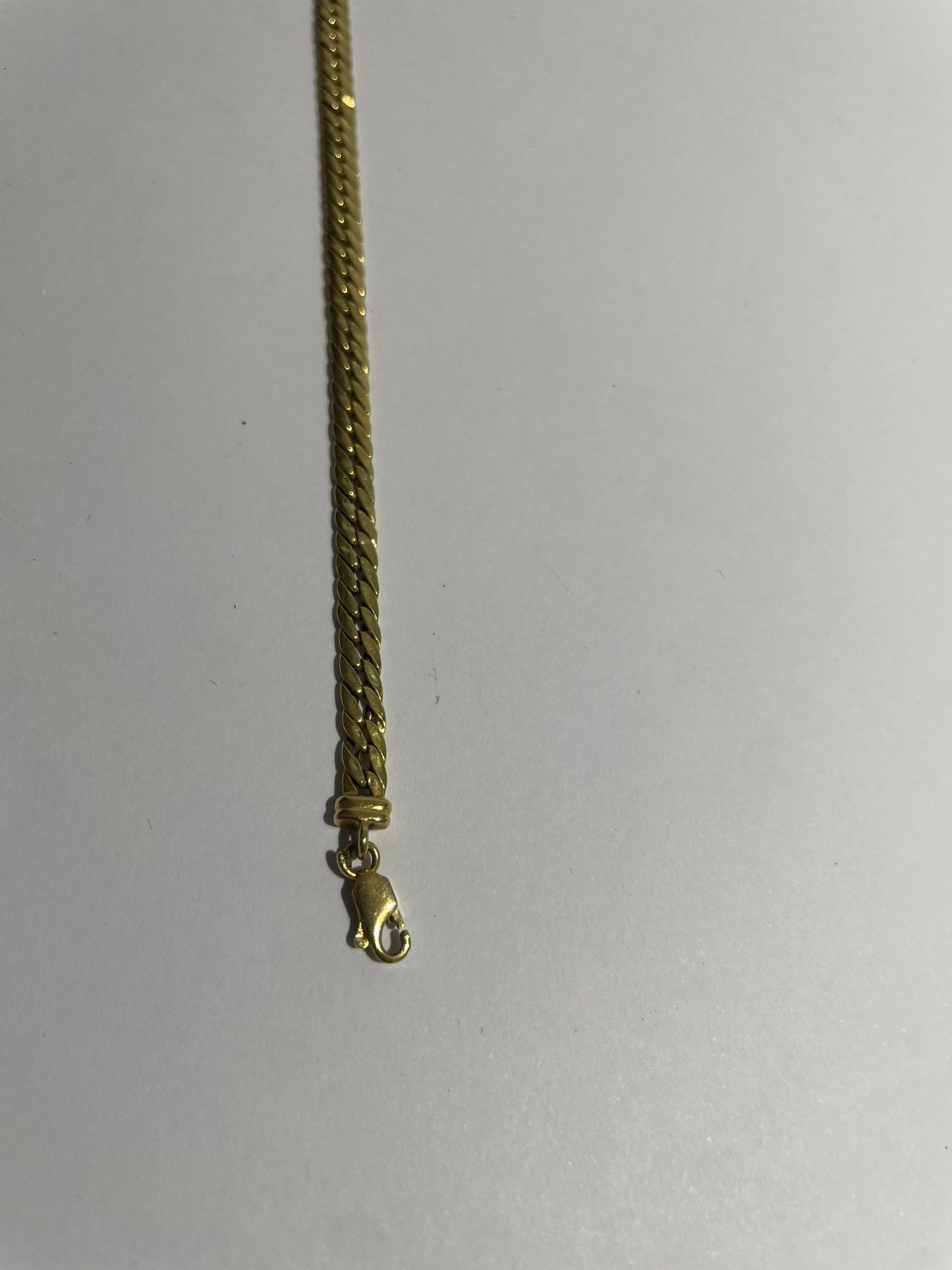Bracelet Gourmette Or Jaune 18K 4.79 Grs