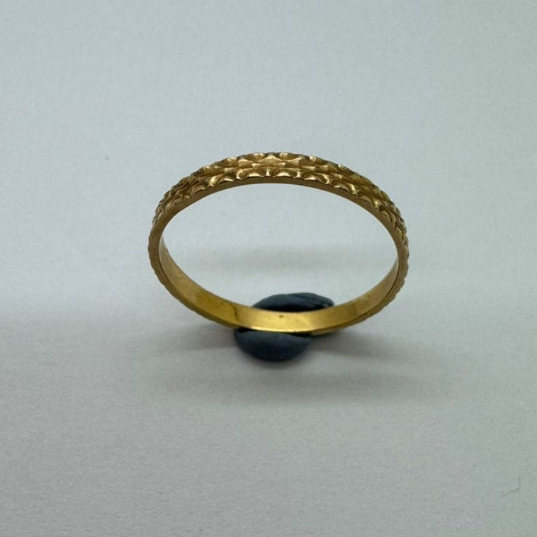 Alliance en Or Jaune 18K Taille-50