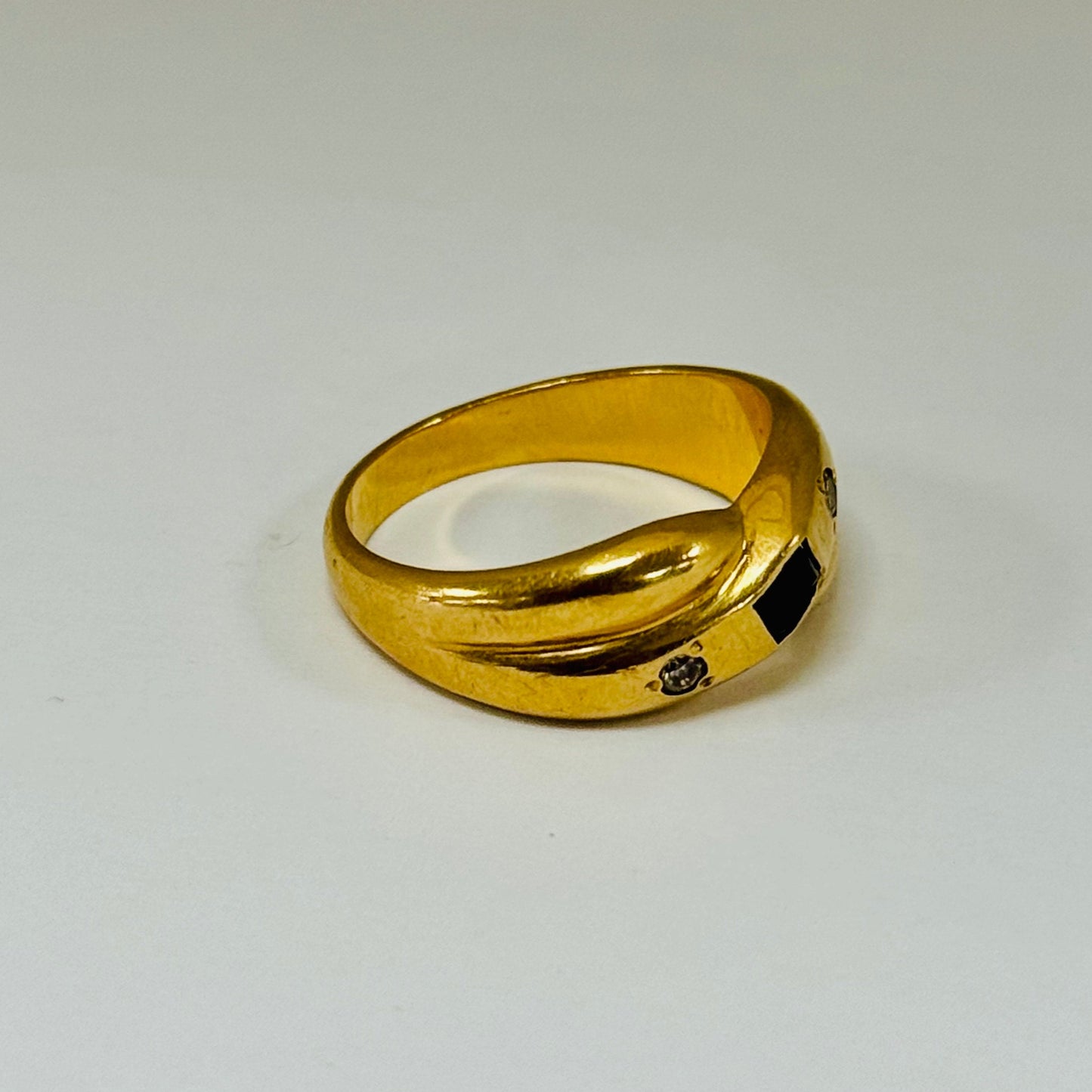 Bagues en or jaune 18K Taille-53