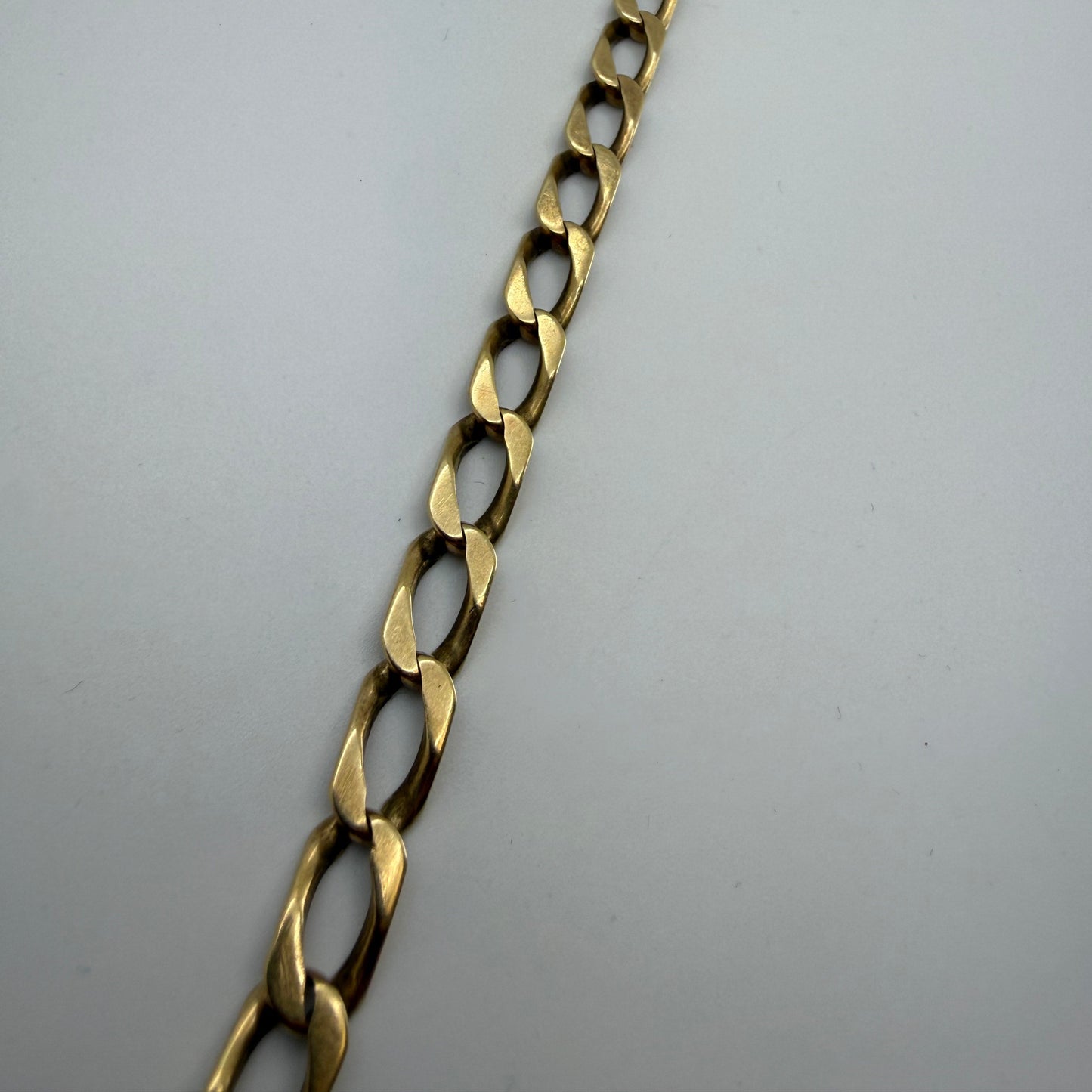 Bracelet Gourmette en Or Jaune 18K - 32,60g