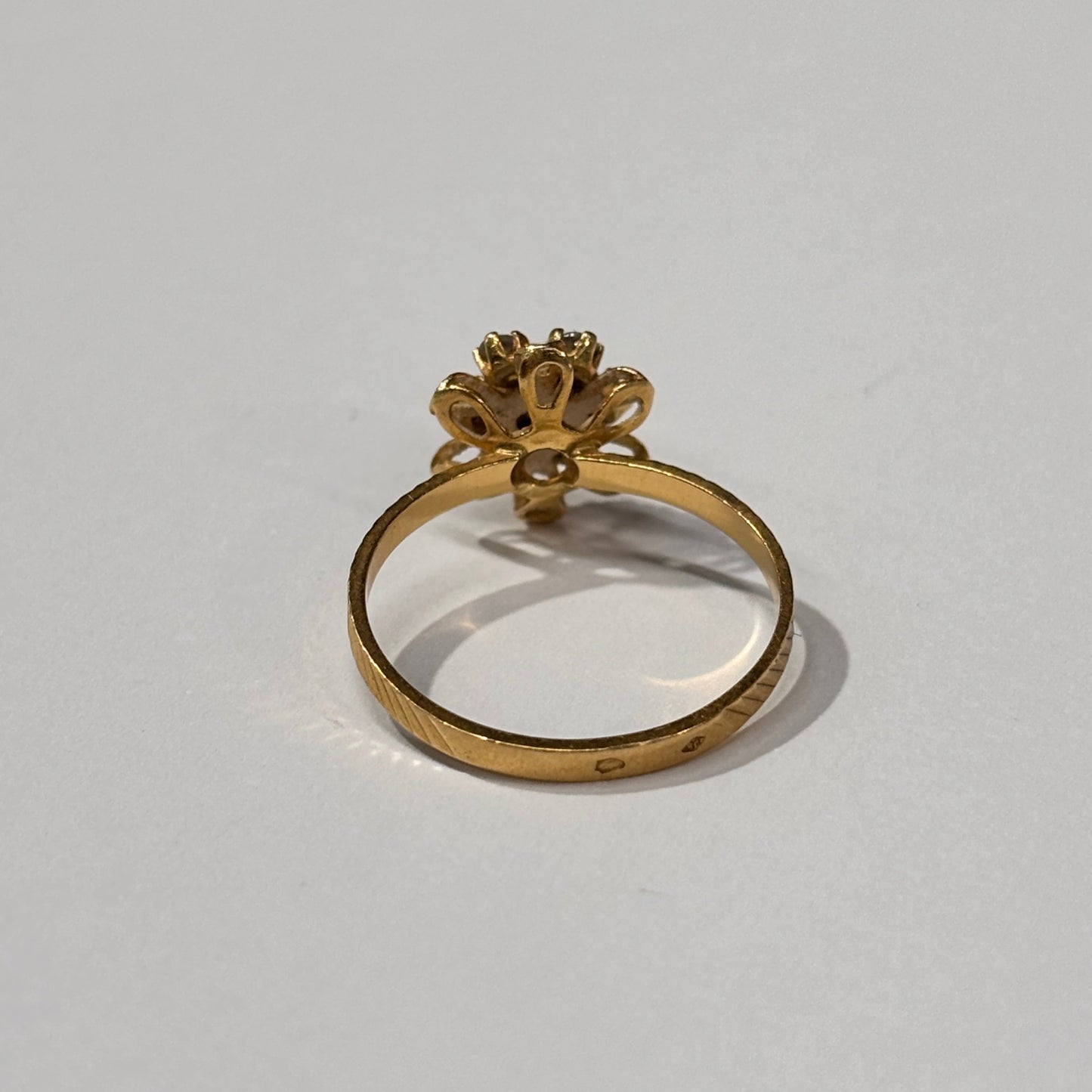 Bague en Or Jaune 18K Taille-55