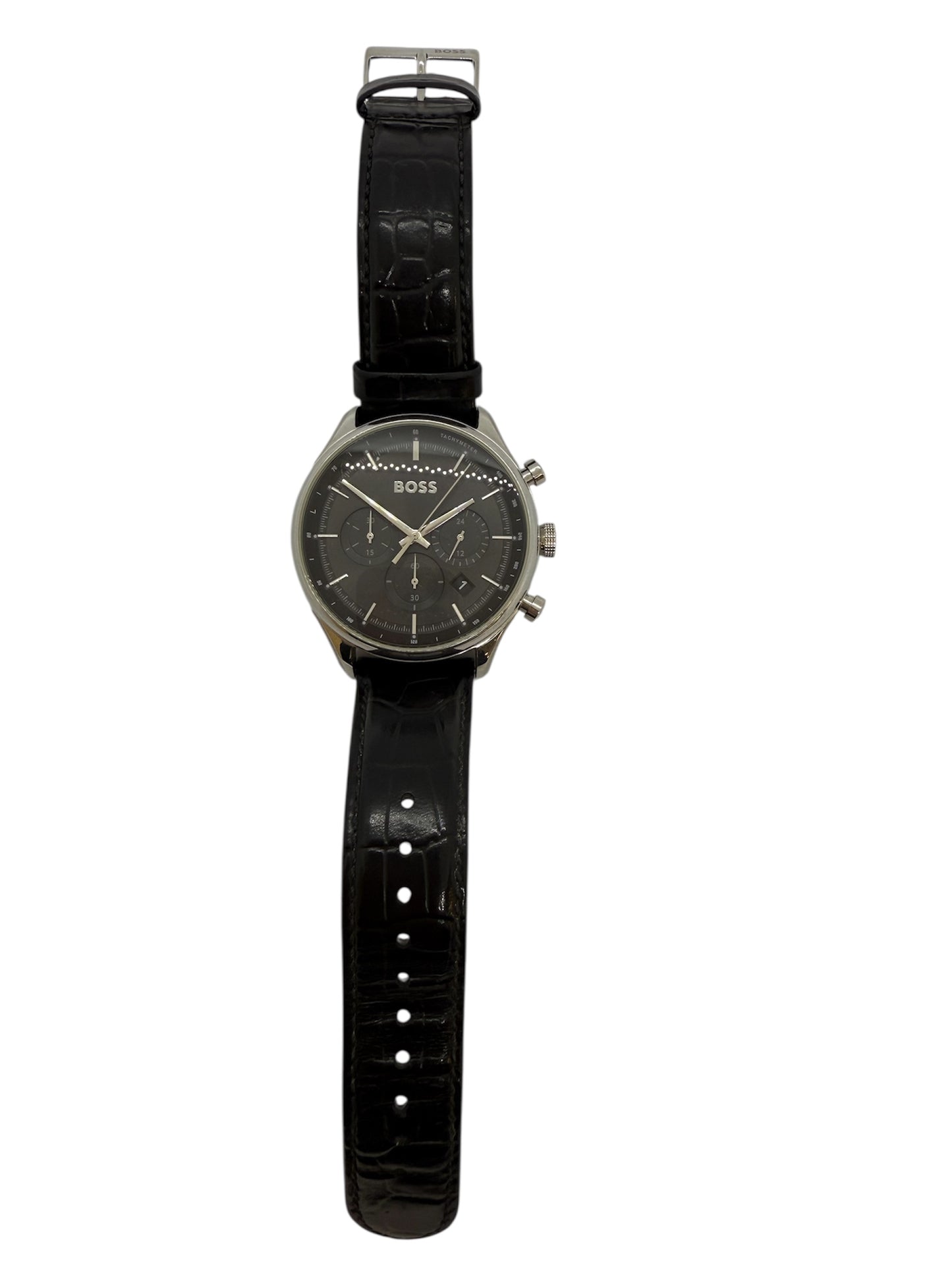 Hugo Boss Montre Homme Classique Quartz Cuir Très Bon Etat