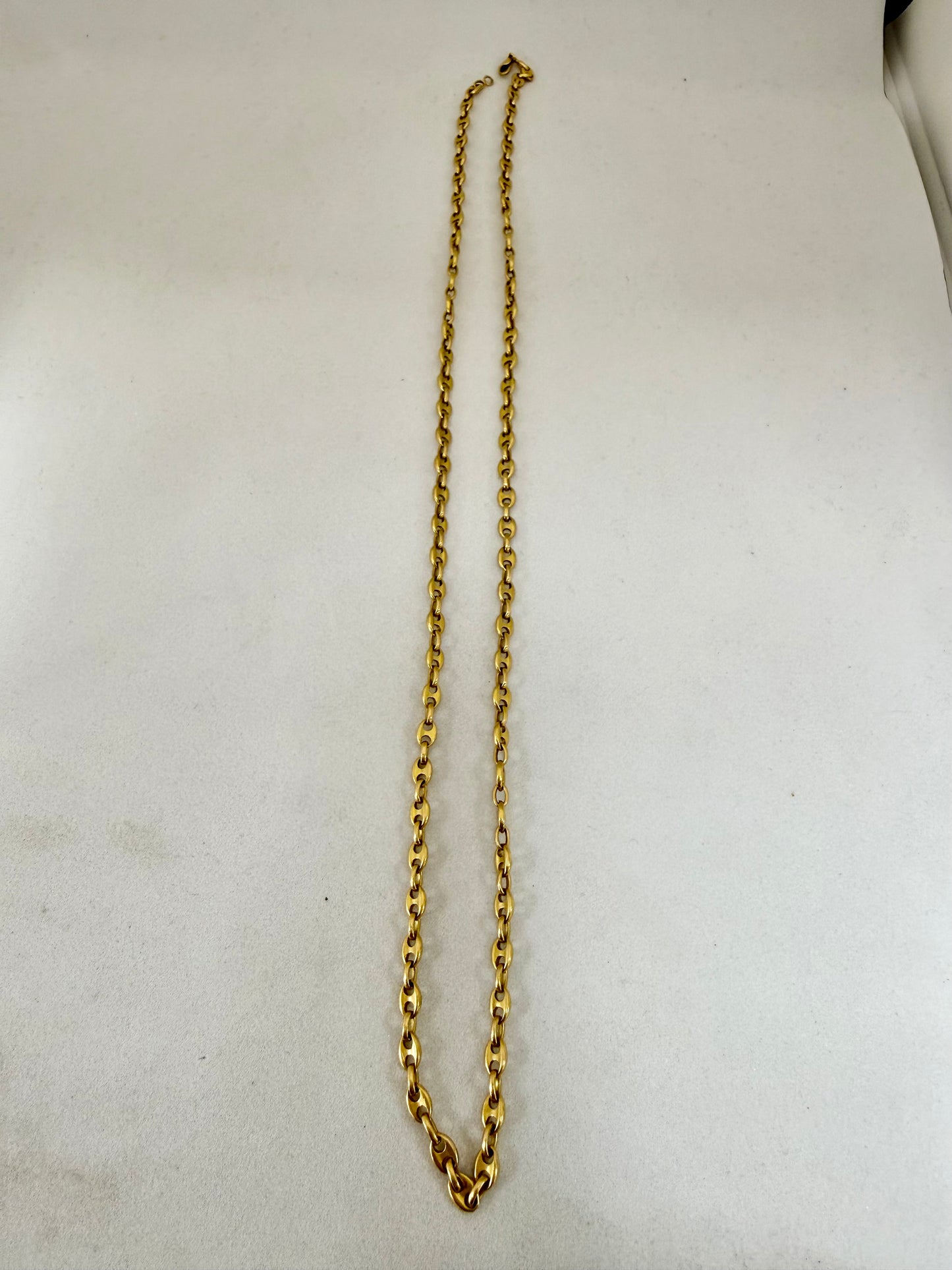 Collier longue chaine or jaune 18K 29.21 Grs
