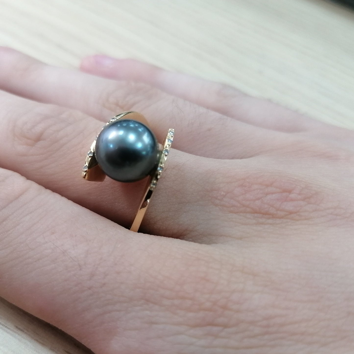 Bague en Or Jaune 18K Taille-59