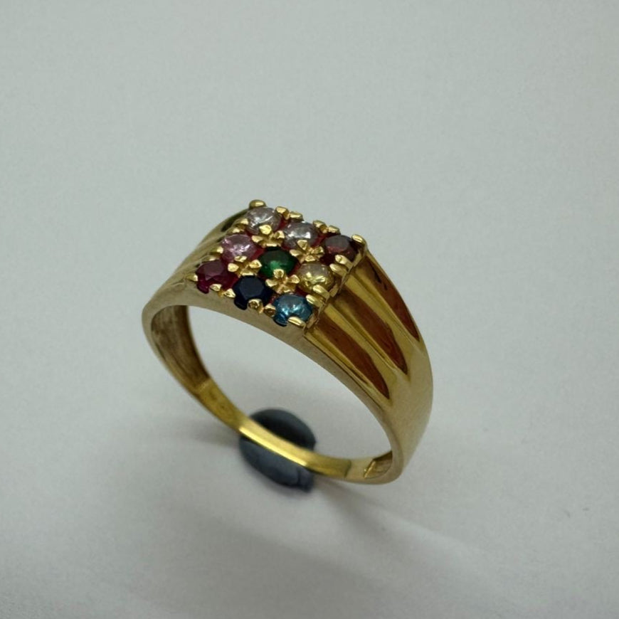 Chevalière en or jaune 18K Taille-65