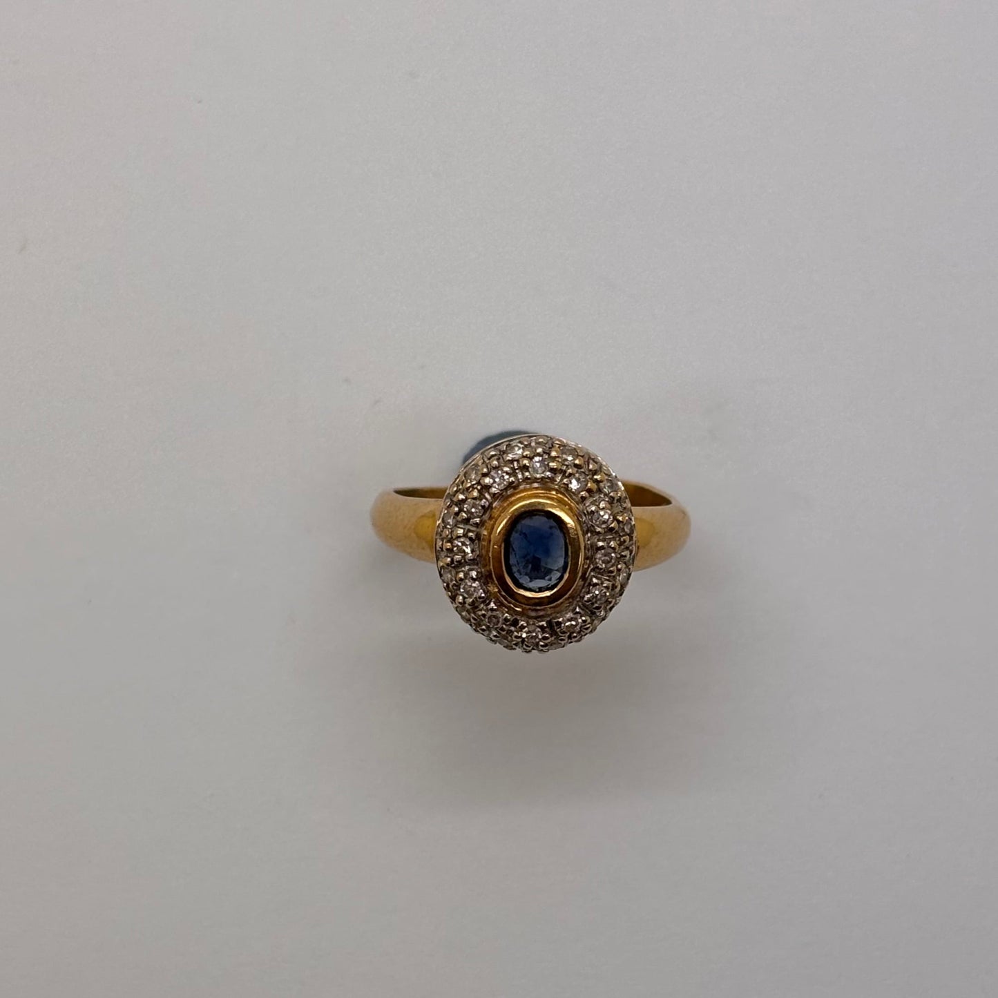 Bague en or jaune 18K Taille-55