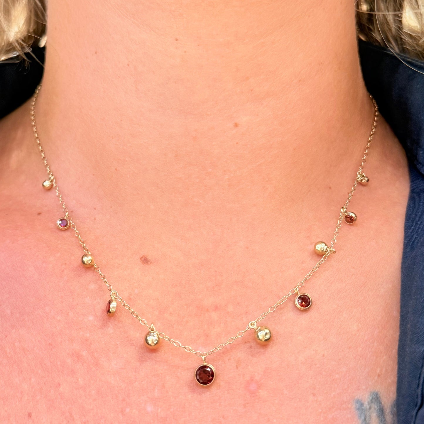Collier Breloque Or Jaune 18k 3.33 Grs