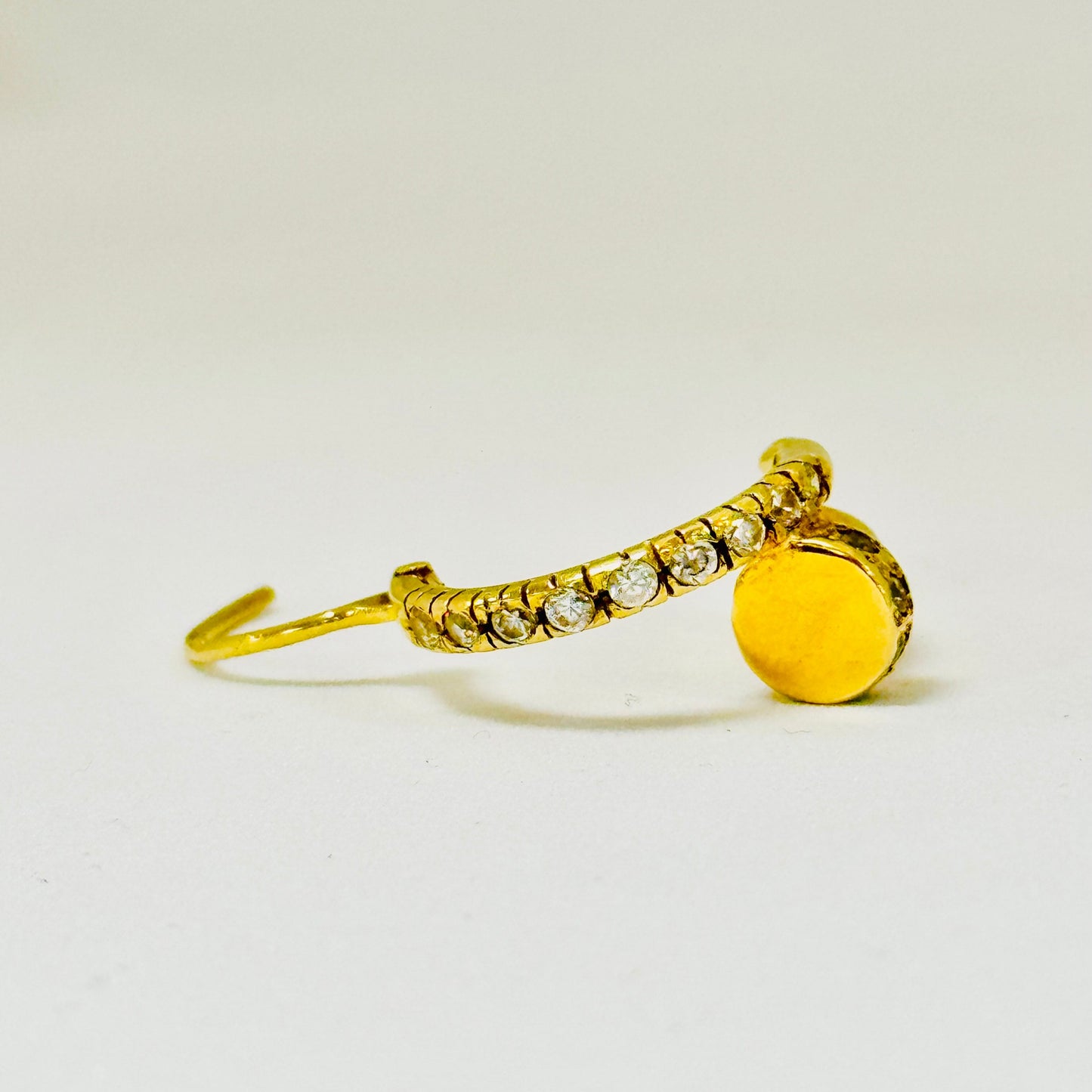 Créoles en or jaune 18K 7.82 Grs