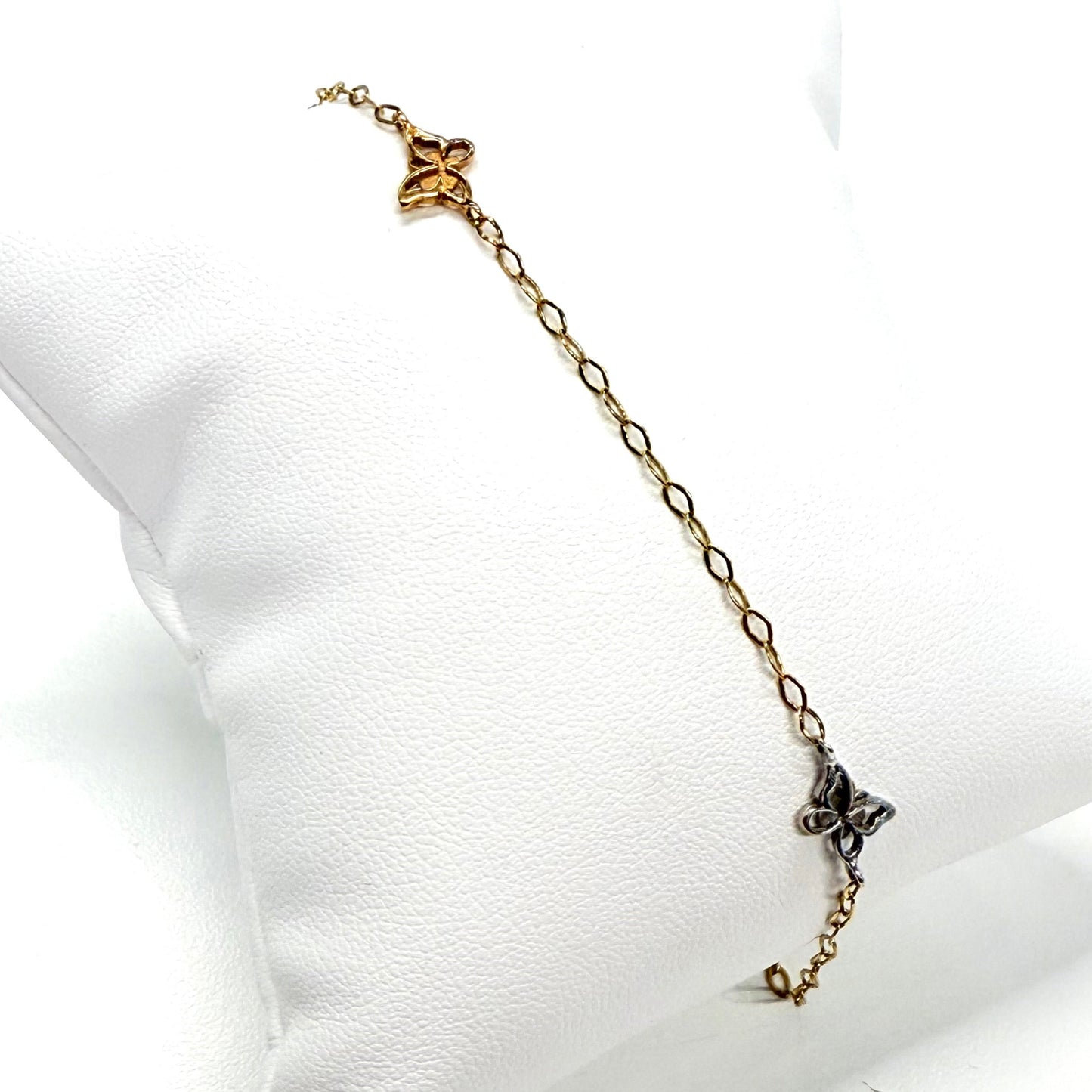 Bracelet chaîne de cheville en or 18k 2.43 Grs