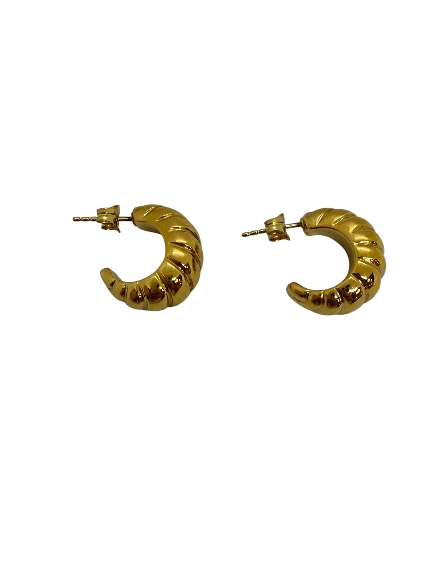 Boucles d'oreilles Créoles Or Jaune 18 carats 3.38 Grs