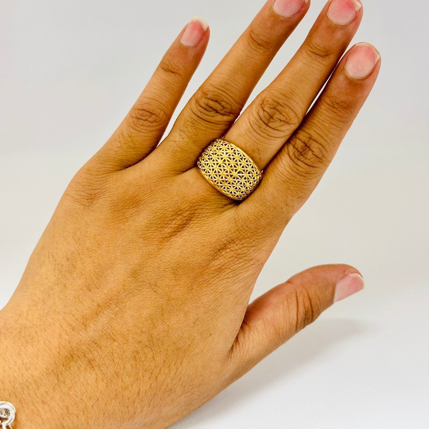 Bague Chevalière Or Jaune 18K Taille-54