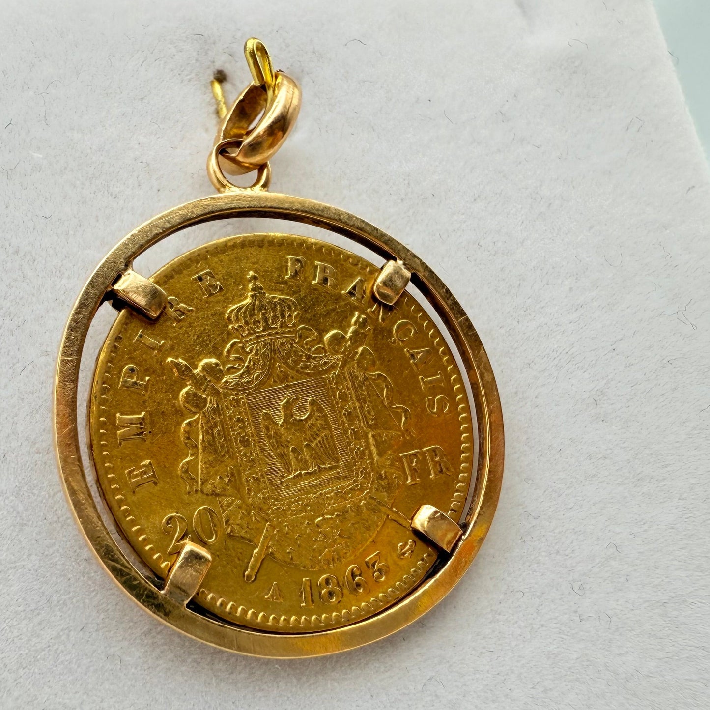 Porte-pièce en Or Jaune 18K 8.29 Grs