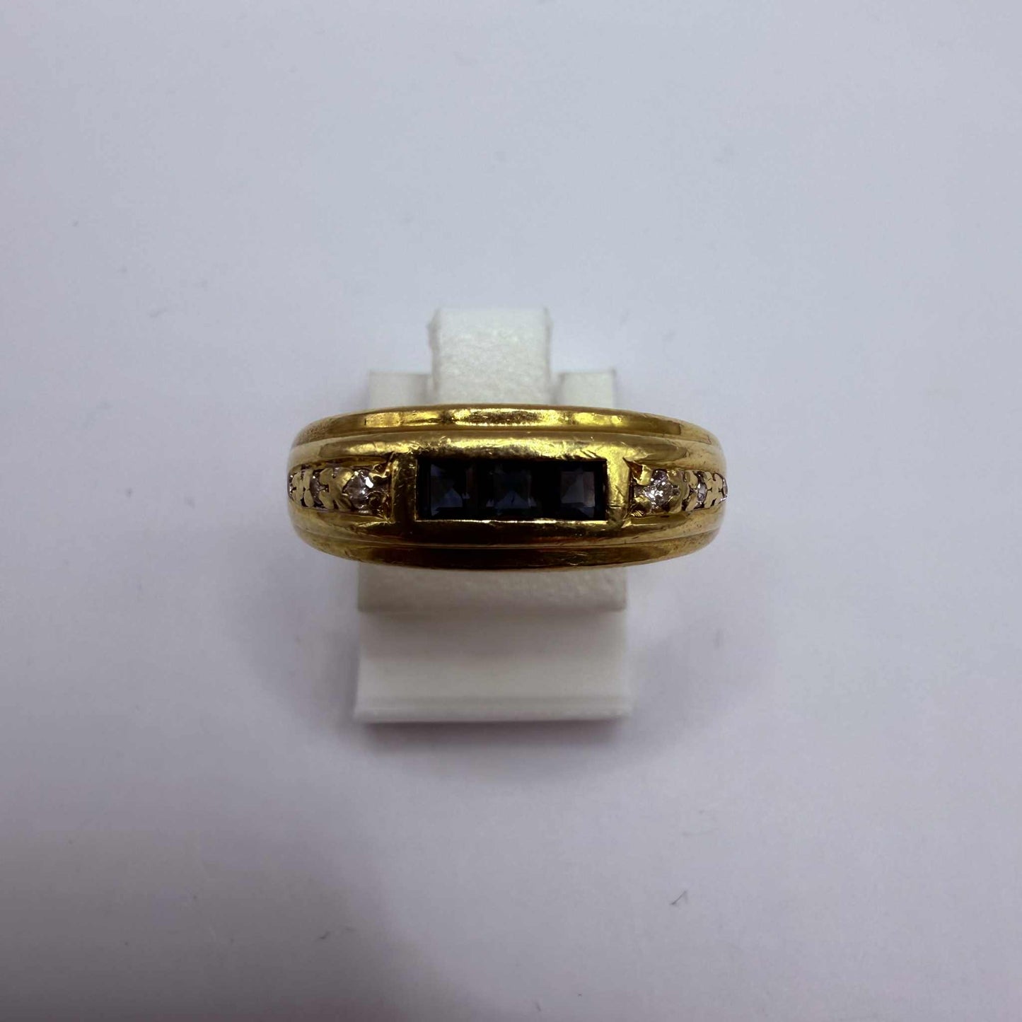 Bague en Or Jaune 18K Taille-57